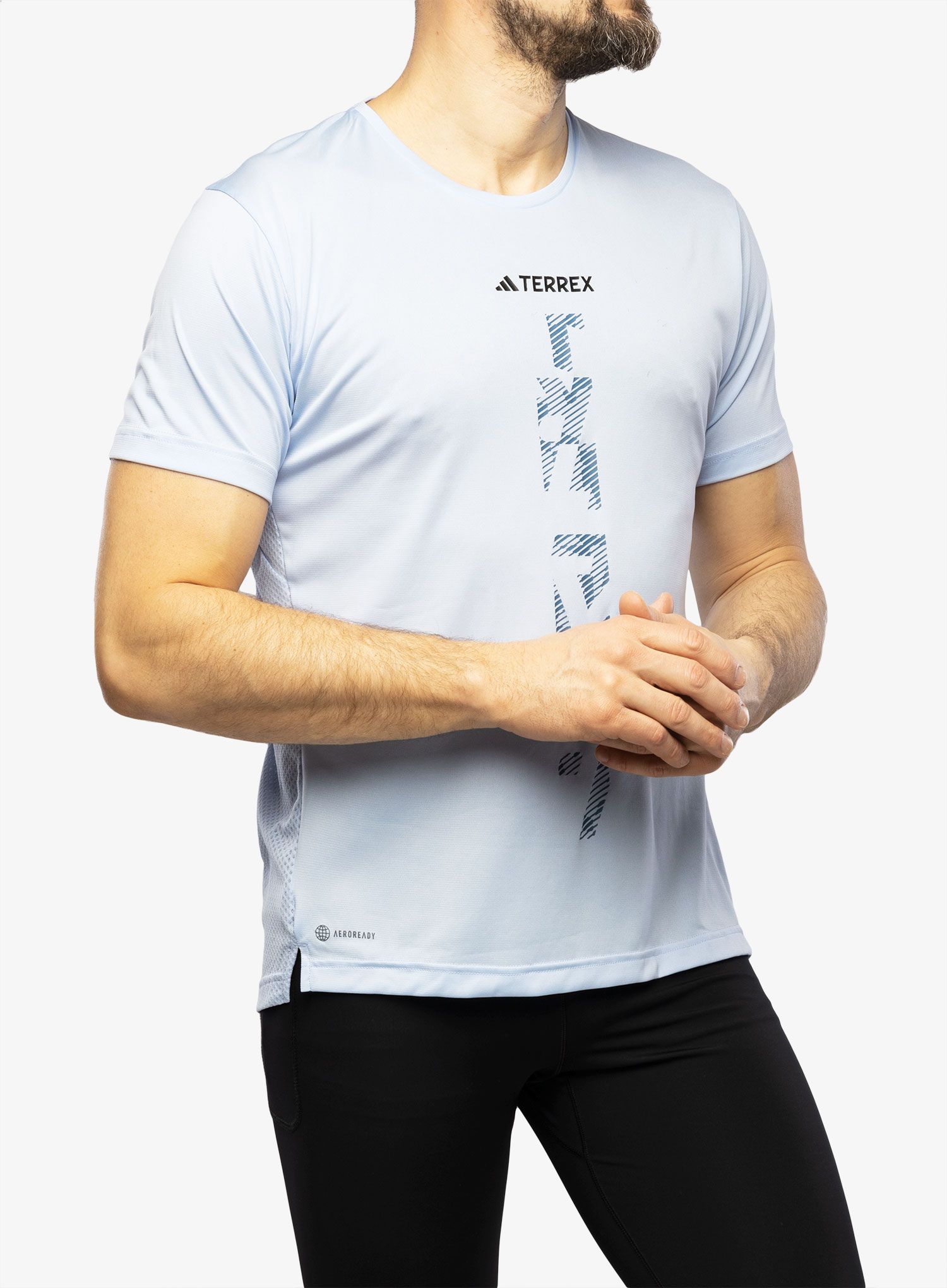 Тениска adidas TERREX Agravic Trail Running T-Shirt - blue dawn