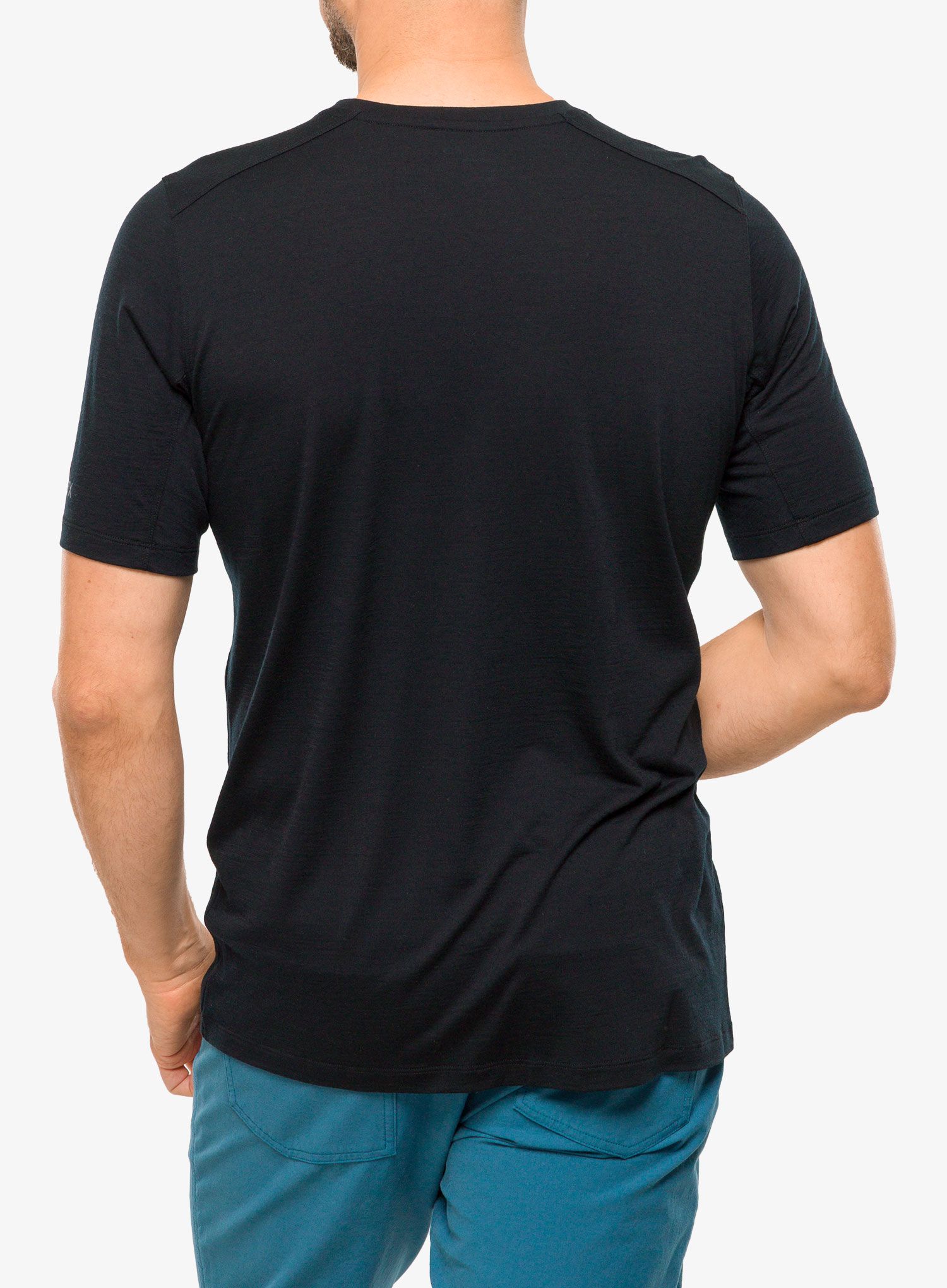 Тениска мерино Arcteryx Ionia Merino Wool Logo - black