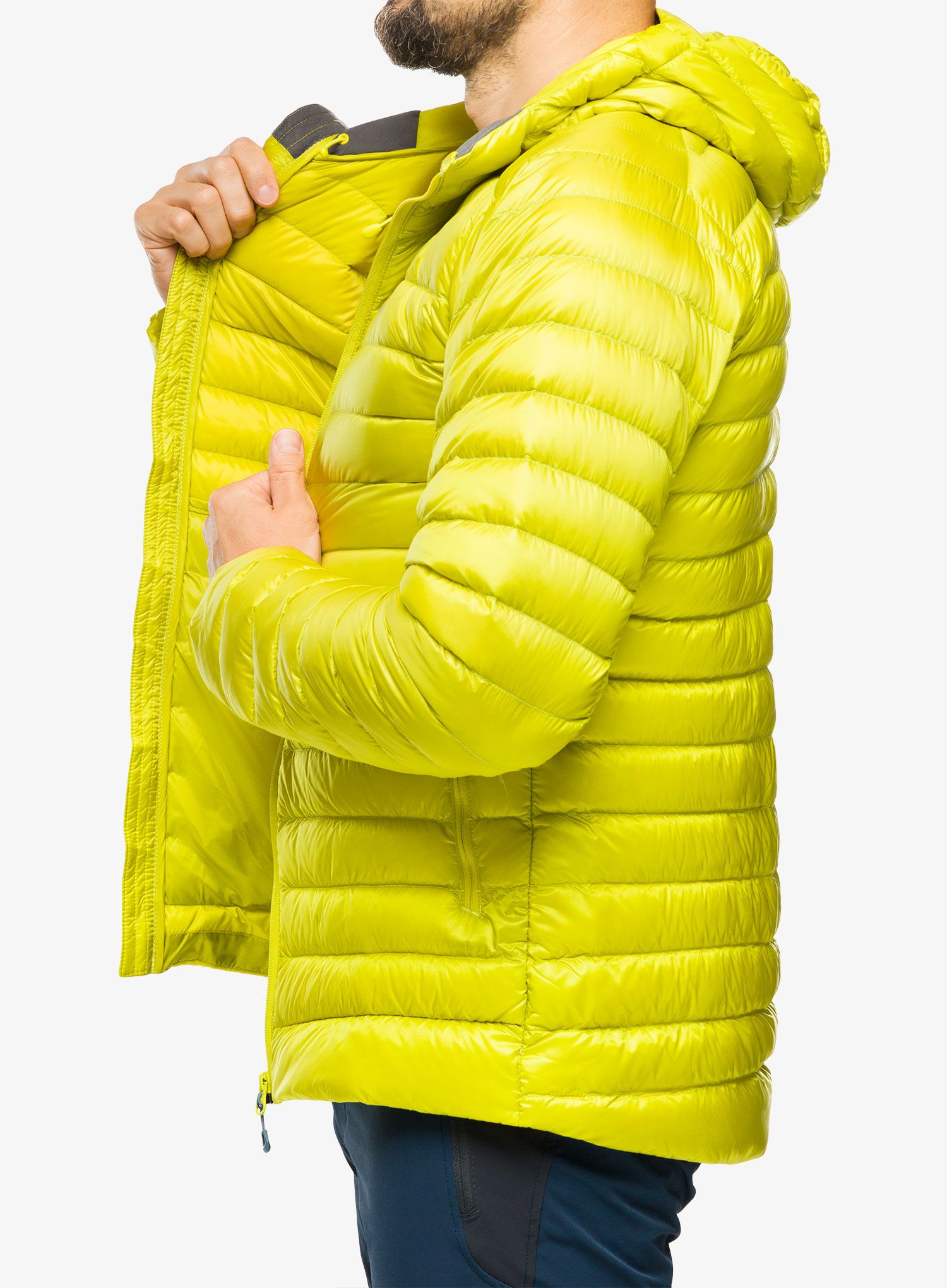 Пухено яке Montane Anti-Freeze Hoodie - citrus spring
