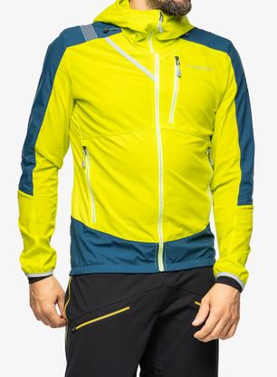 Яке cофтшел La Sportiva Aequilibrium Softshell Jkt - lime punch/storm blue