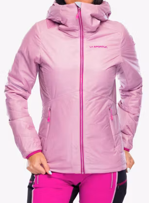 Дамско изолирано яке La Sportiva Alpine Guide Primaloft Hoody - rose
