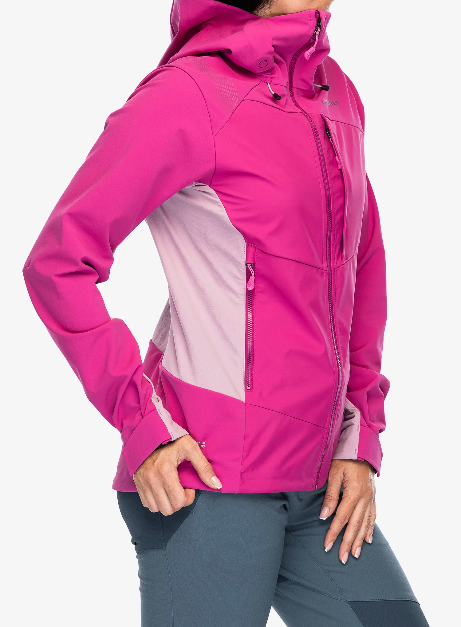 Дамско яке cофтшел La Sportiva Alpine Guide Windstopper Jacket - springtime