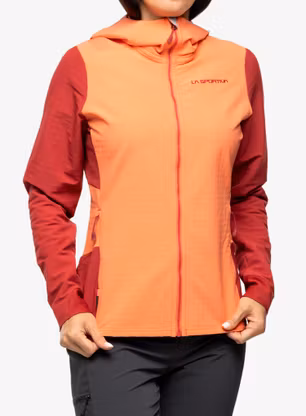 Дамско яке cофтшел La Sportiva Descender Storm Jkt - flamingo/velvet