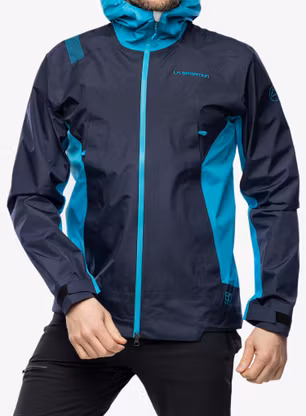 Яке с мембрана La Sportiva Discover Shell Jacket - deep sea/tropic blue
