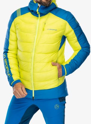 Пухено яке La Sportiva Dolent Down Jkt - lime punch/electric blue