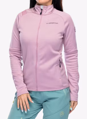 Дамски суичър с цип La Sportiva Elements Jkt - rose