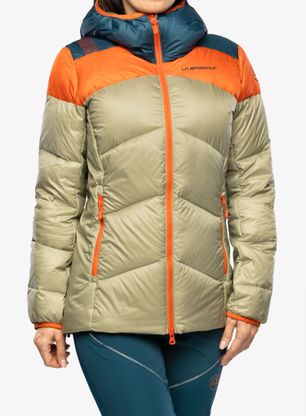 Дамско пухено яке La Sportiva Nature Down Jkt - tea/cherry tomato