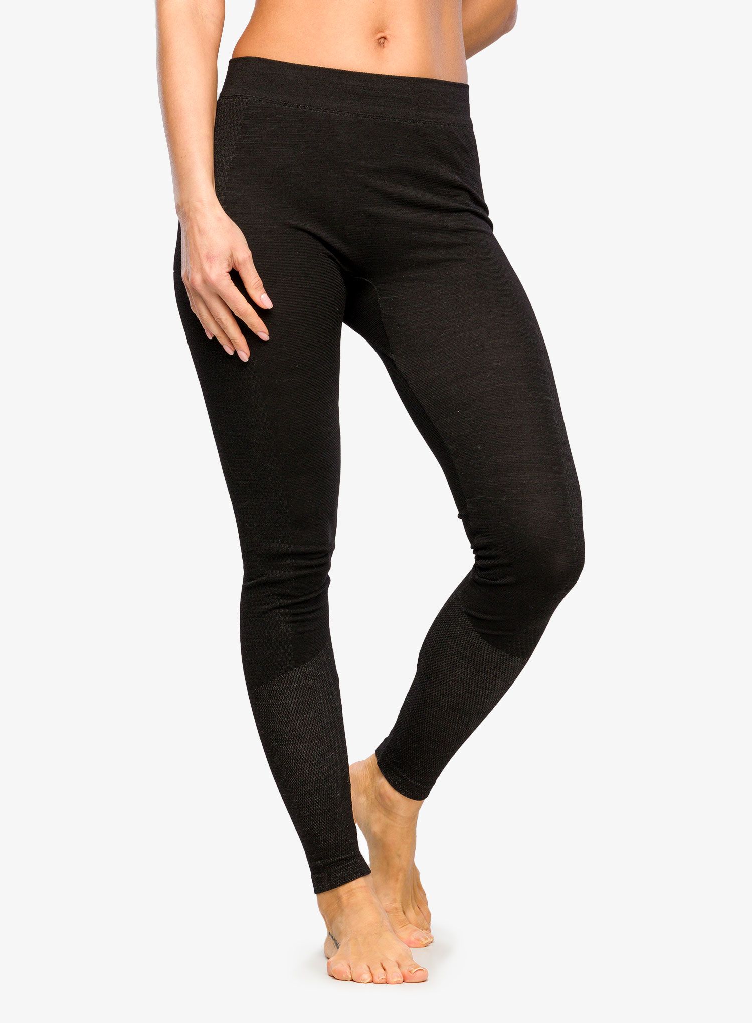 Дамски термоактивен клин La Sportiva Wool40 Aero Pants - black/hibiscus