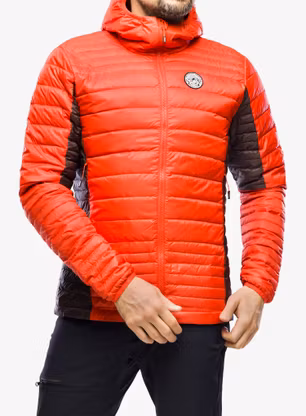 Пухено яке Maloja Almaj - fire red multi