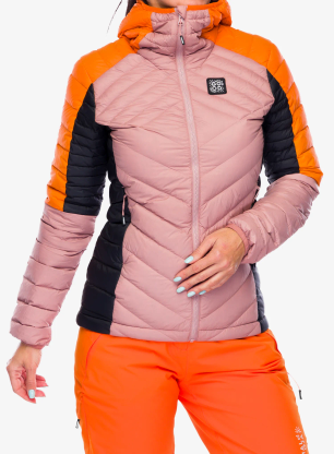 Дамско пухено яке Maloja Argentera - mauve multi