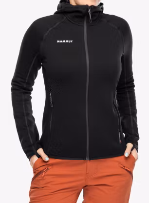 Дамски трекинг суичър Mammut Aconcagua ML Hooded Jacket - black