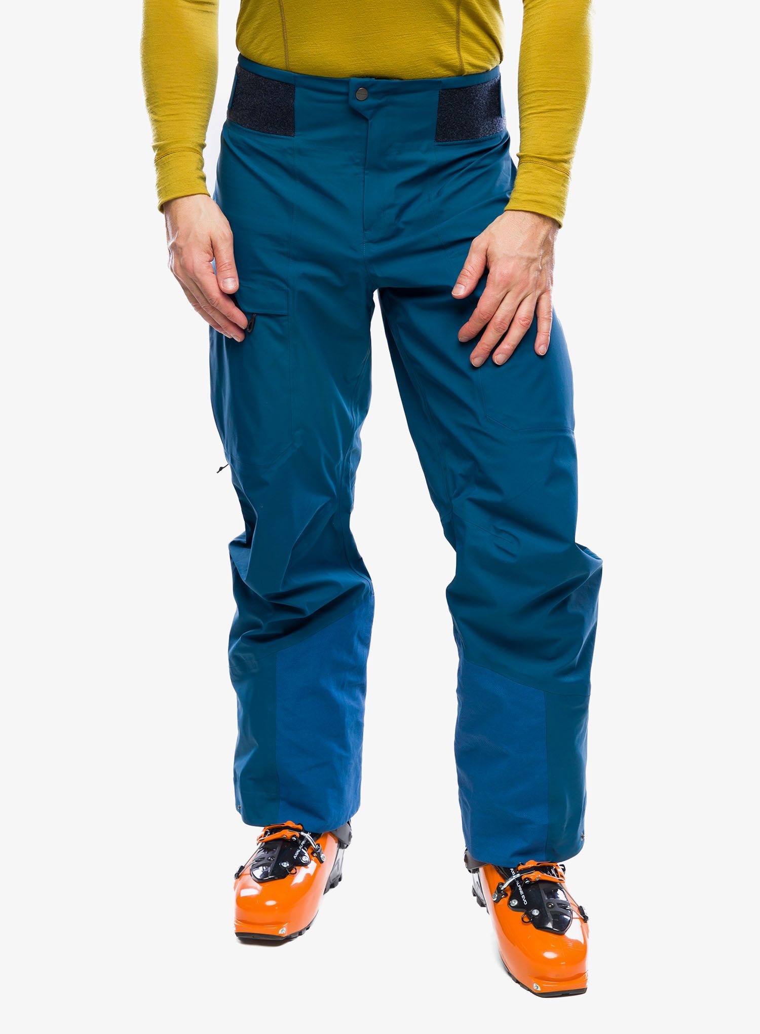Скиорски панталони Mammut Haldigrat Air HS Pants deep ice/marine