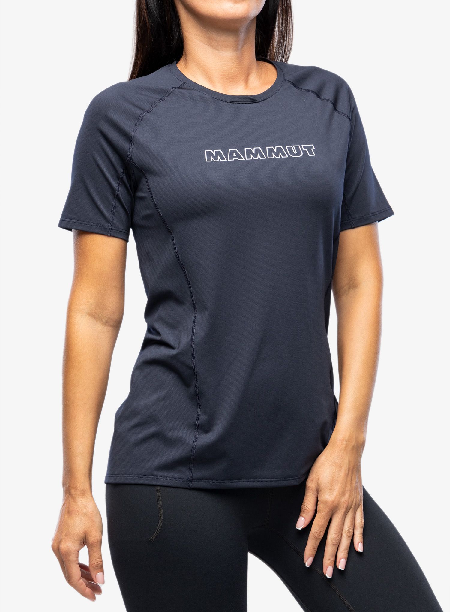 Дамска бързосъхнеща тениска Mammut Selun FL Logo T-Shirt - marine