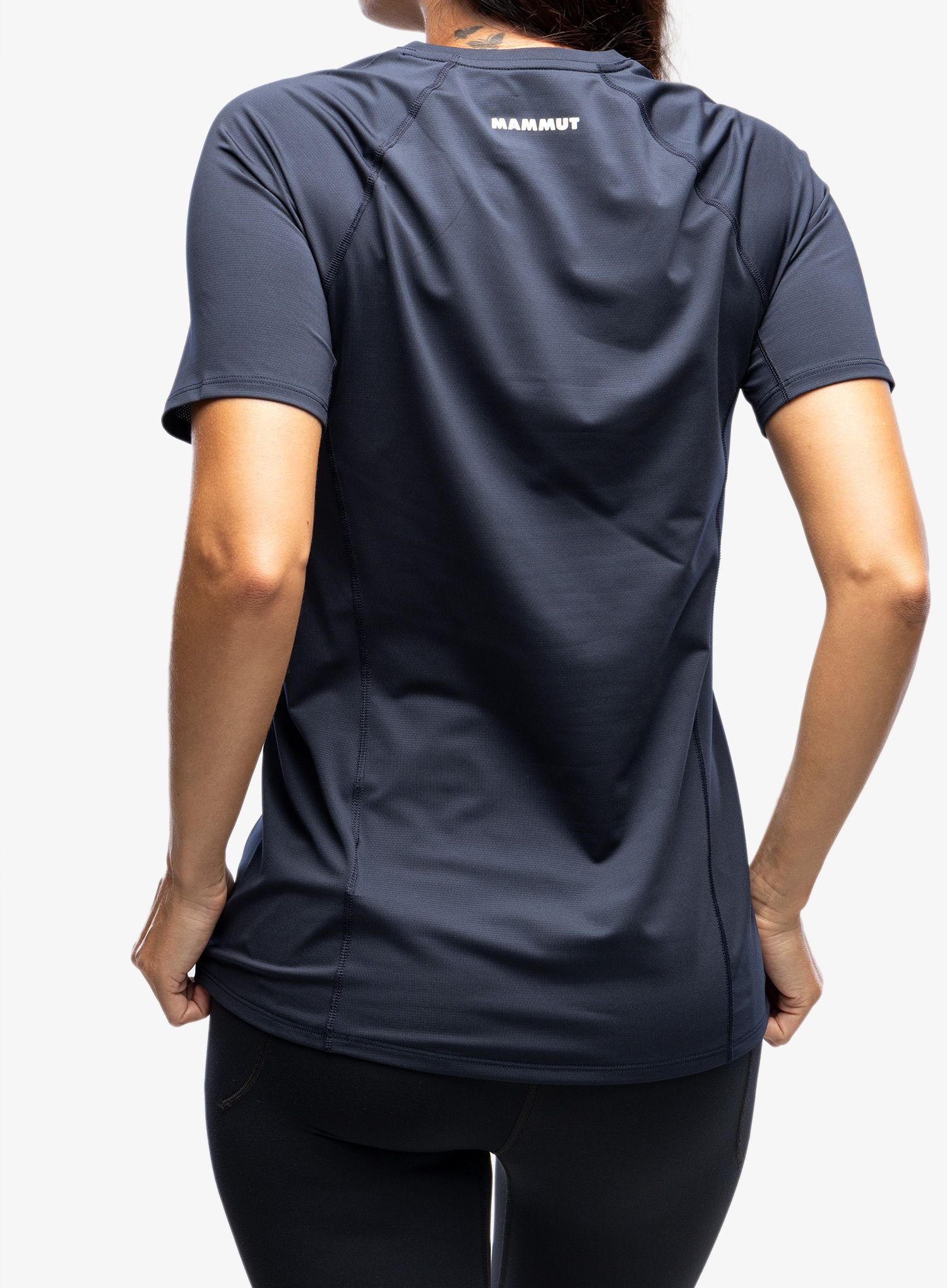 Дамска бързосъхнеща тениска Mammut Selun FL Logo T-Shirt - marine