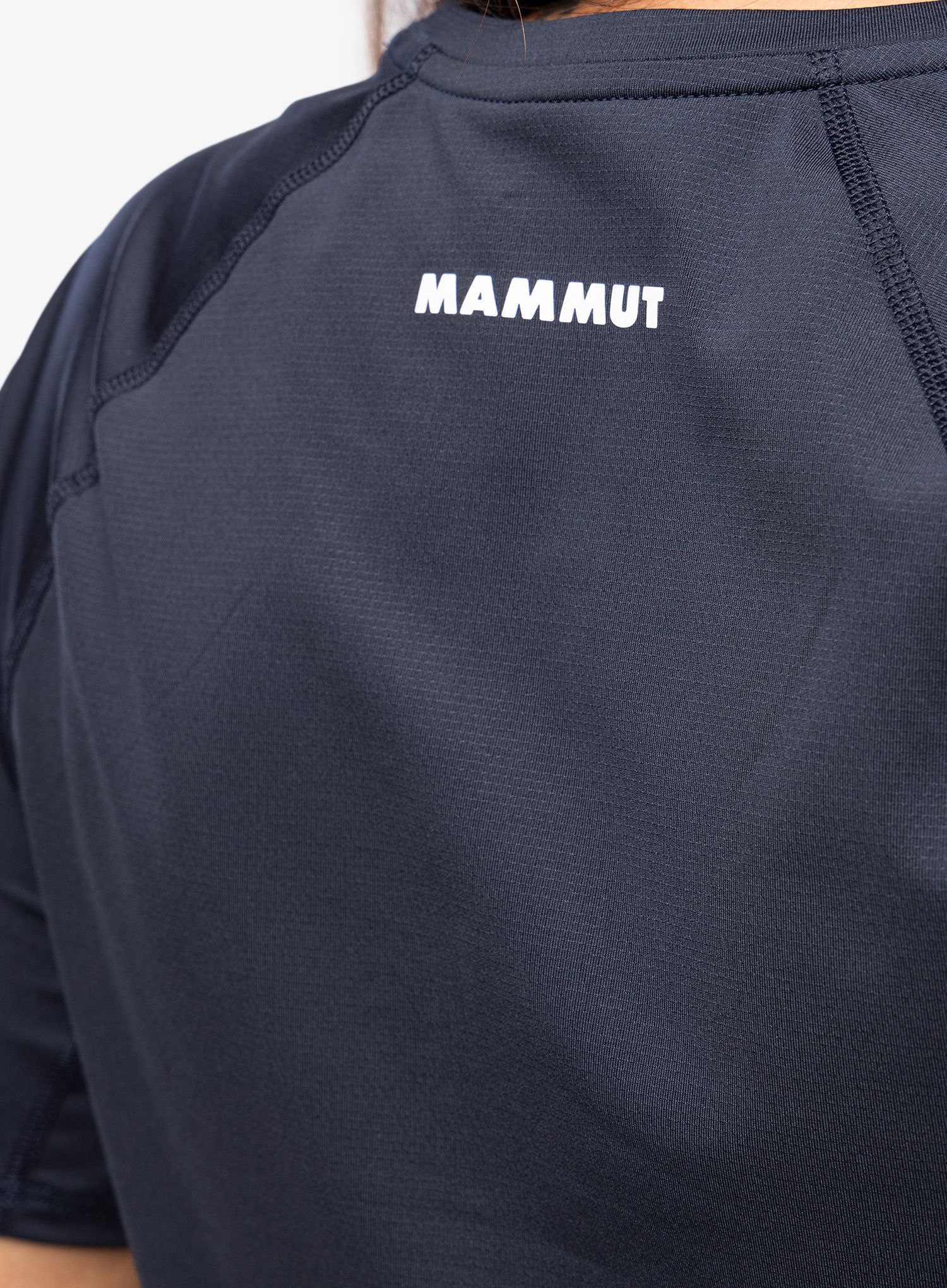 Дамска бързосъхнеща тениска Mammut Selun FL Logo T-Shirt - marine