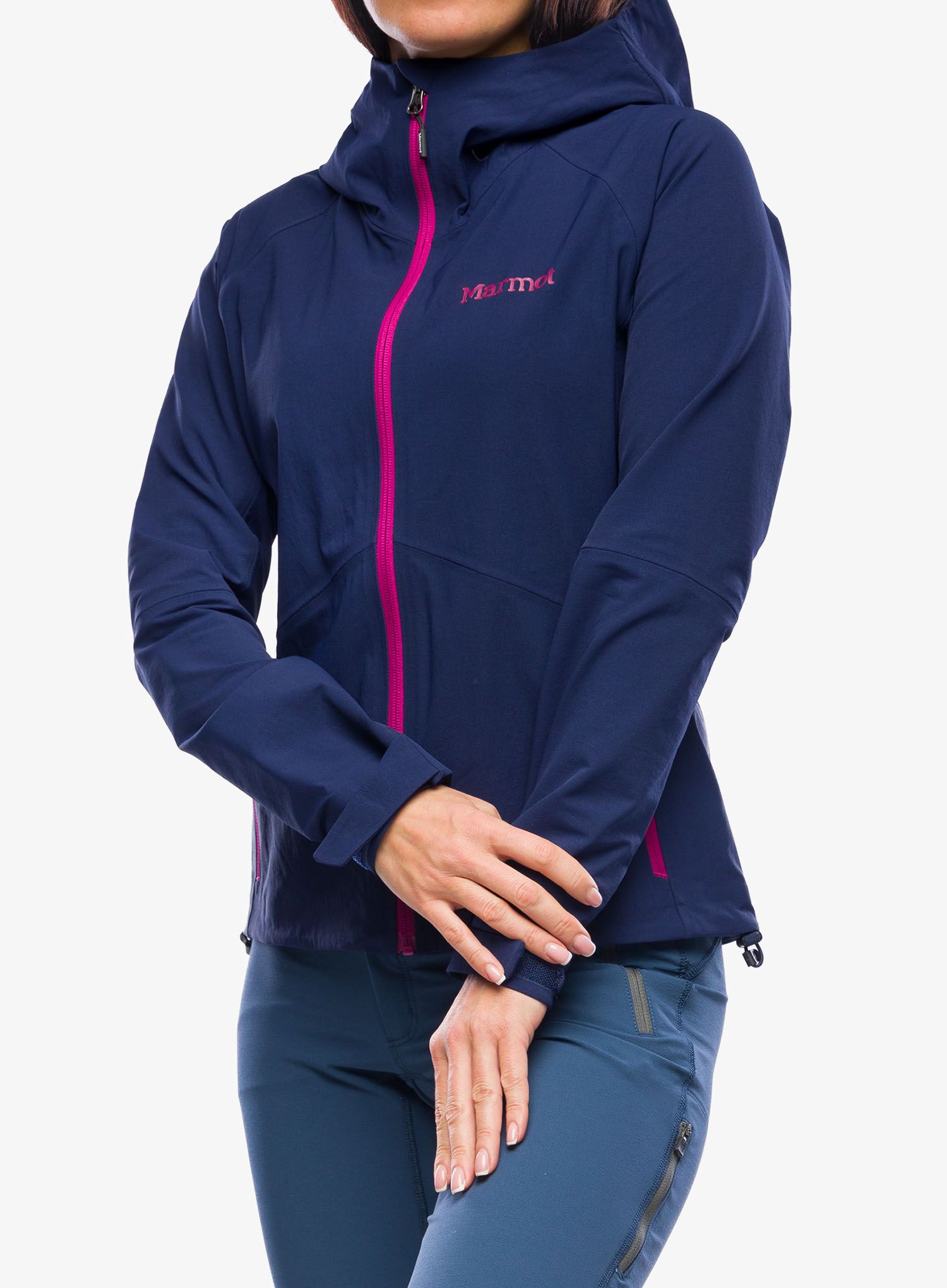 Дамско яке cофтшел Marmot Alsek Hoody - arctic navy