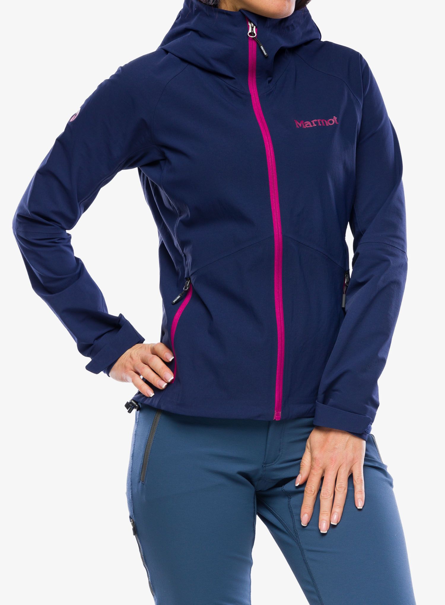 Дамско яке cофтшел Marmot Alsek Hoody - arctic navy