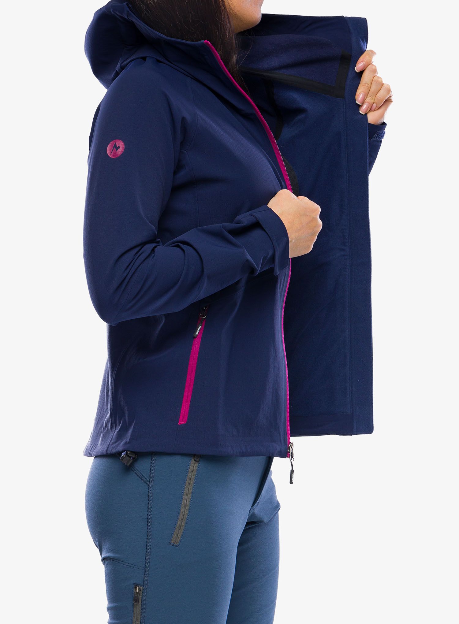 Дамско яке cофтшел Marmot Alsek Hoody - arctic navy