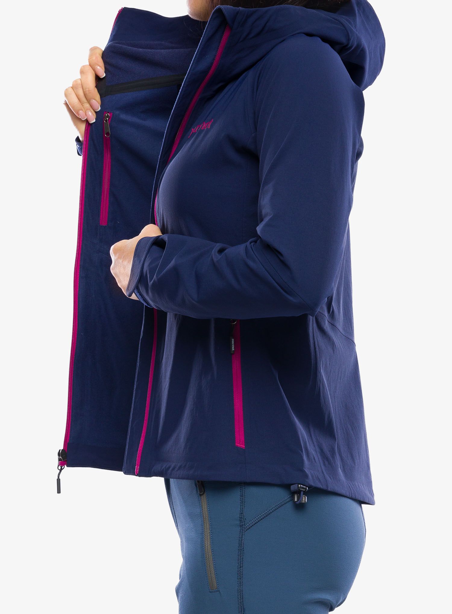 Дамско яке cофтшел Marmot Alsek Hoody - arctic navy