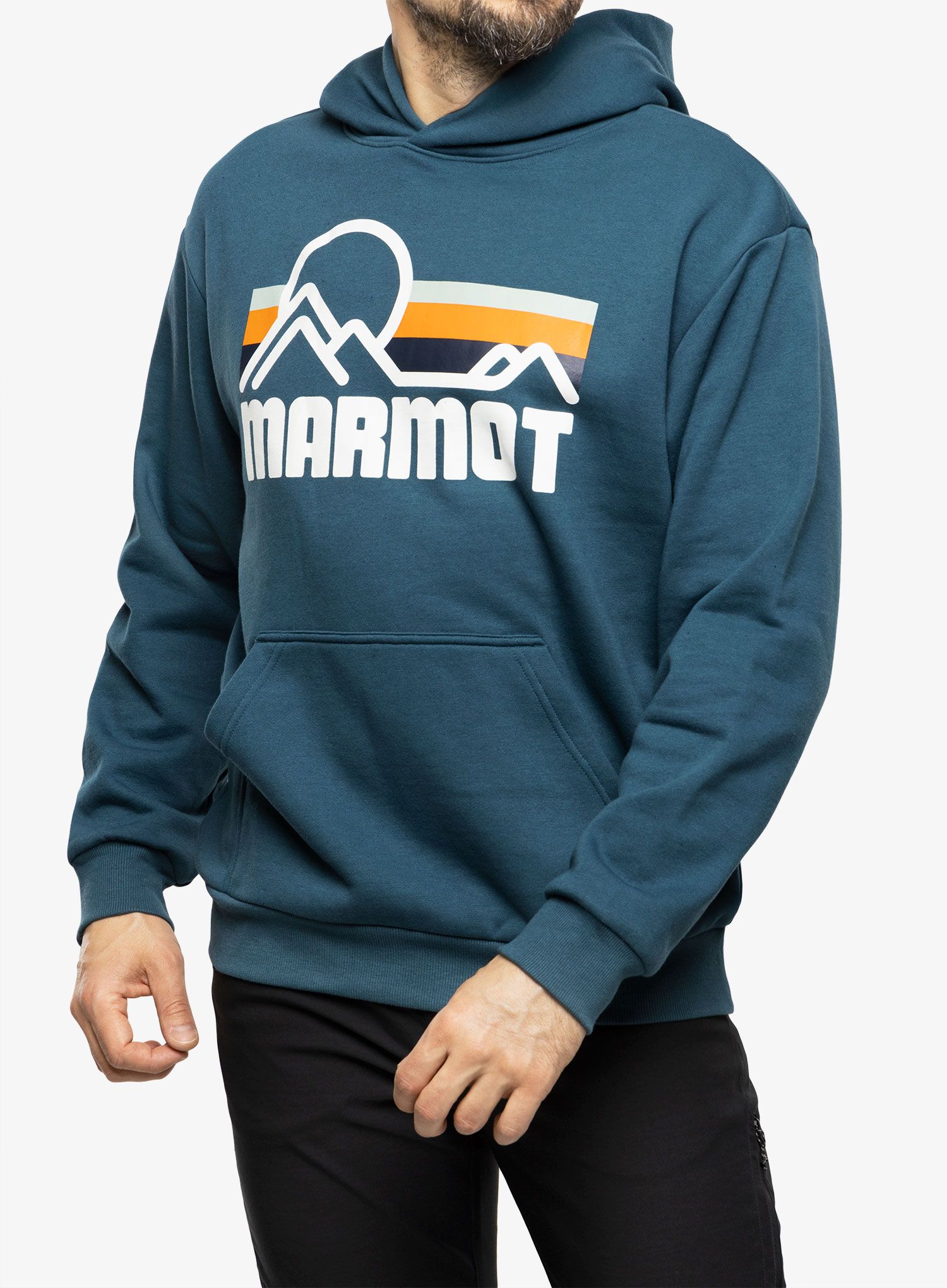 Суичър с качулка Marmot Coastal Hoody - dusty teal