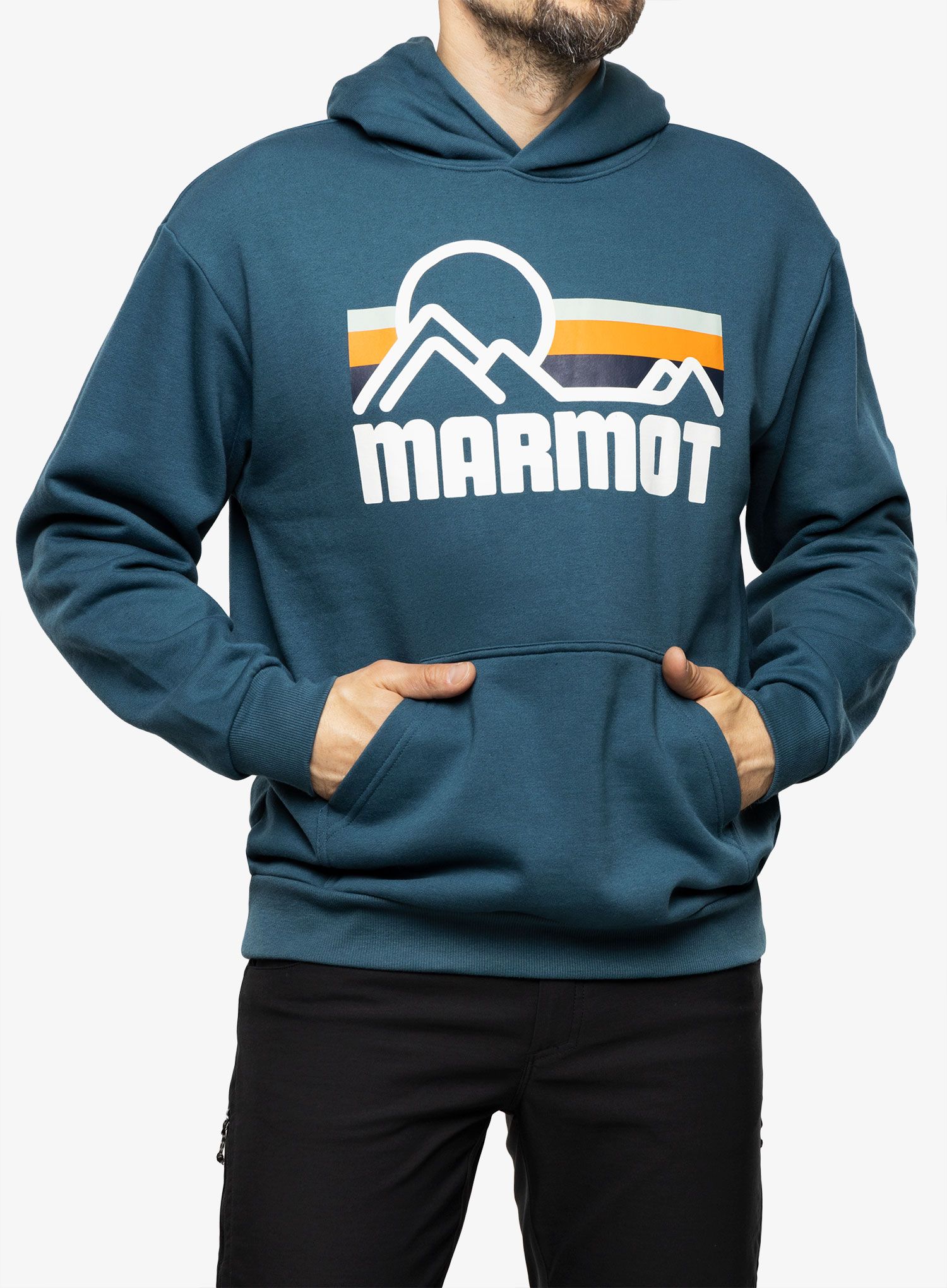 Суичър с качулка Marmot Coastal Hoody - dusty teal