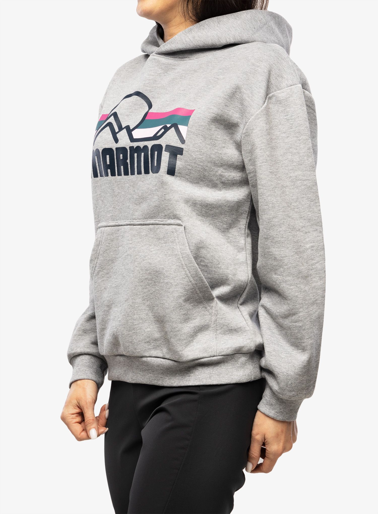 Дамски суичър с качулка Marmot Coastal Hoody - grey heather