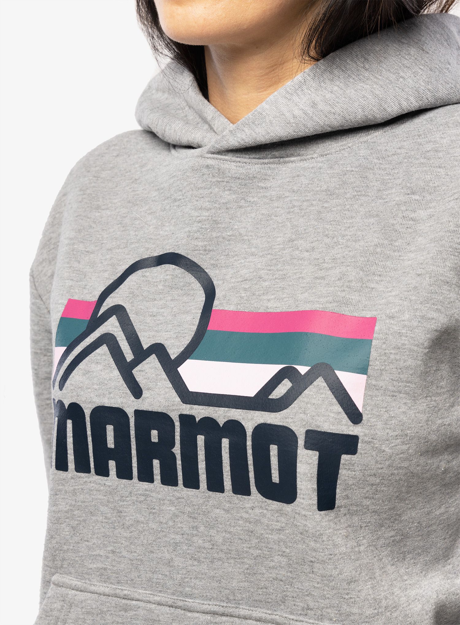 Дамски суичър с качулка Marmot Coastal Hoody - grey heather