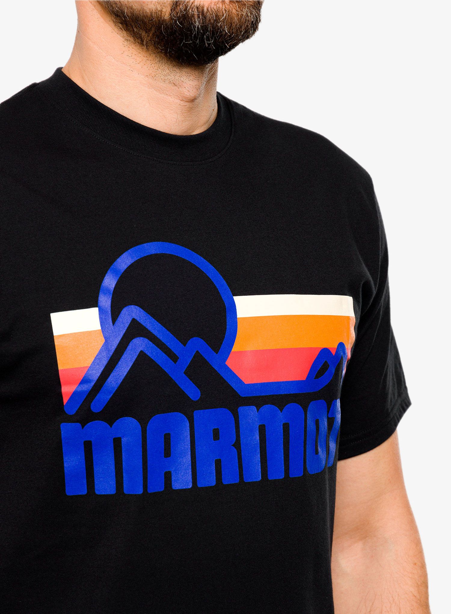 Памучна тениска Marmot Coastal Tee SS - black