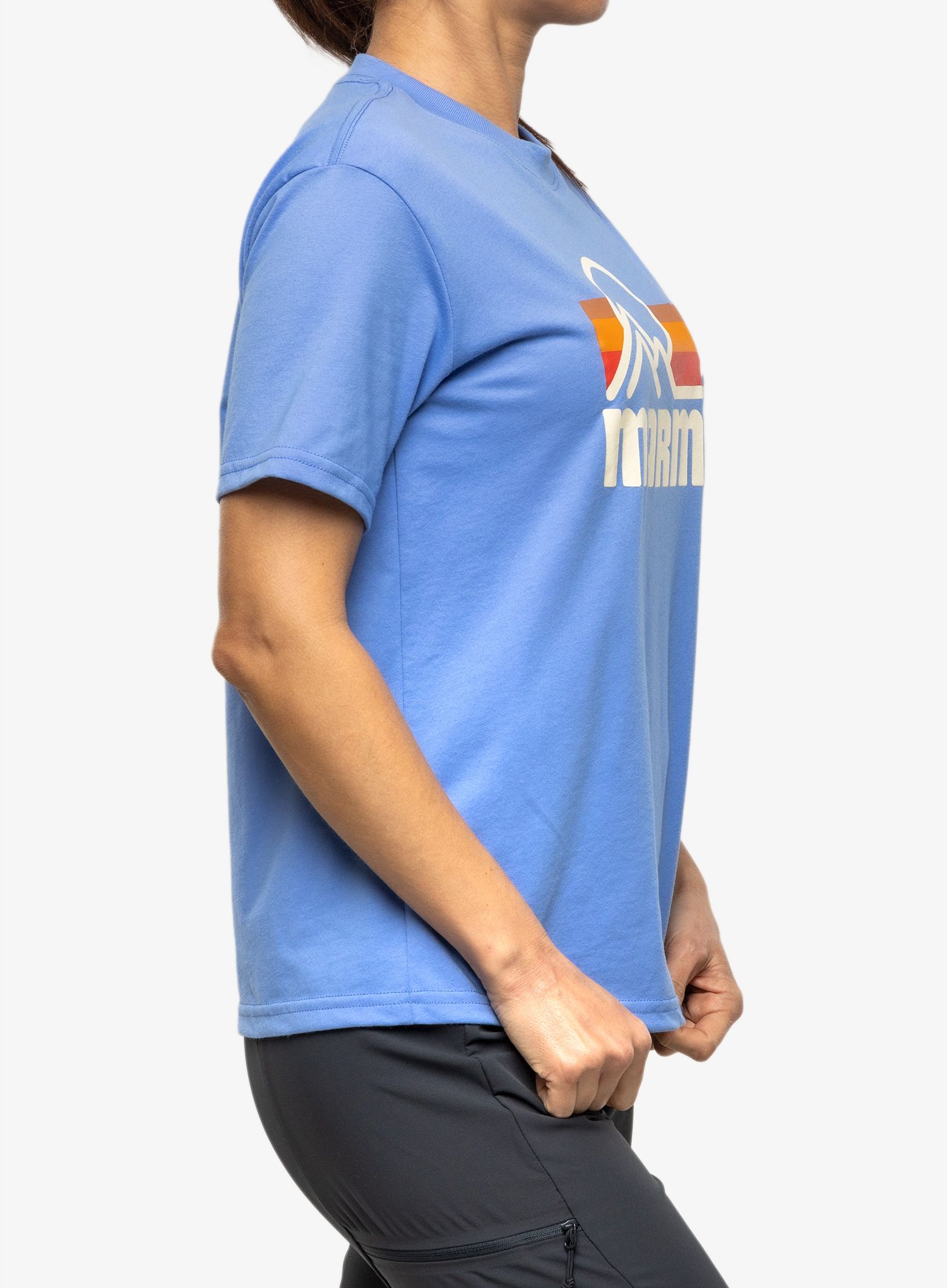 Дамска памучна тениска Marmot Coastal Tee SS - gateway blue