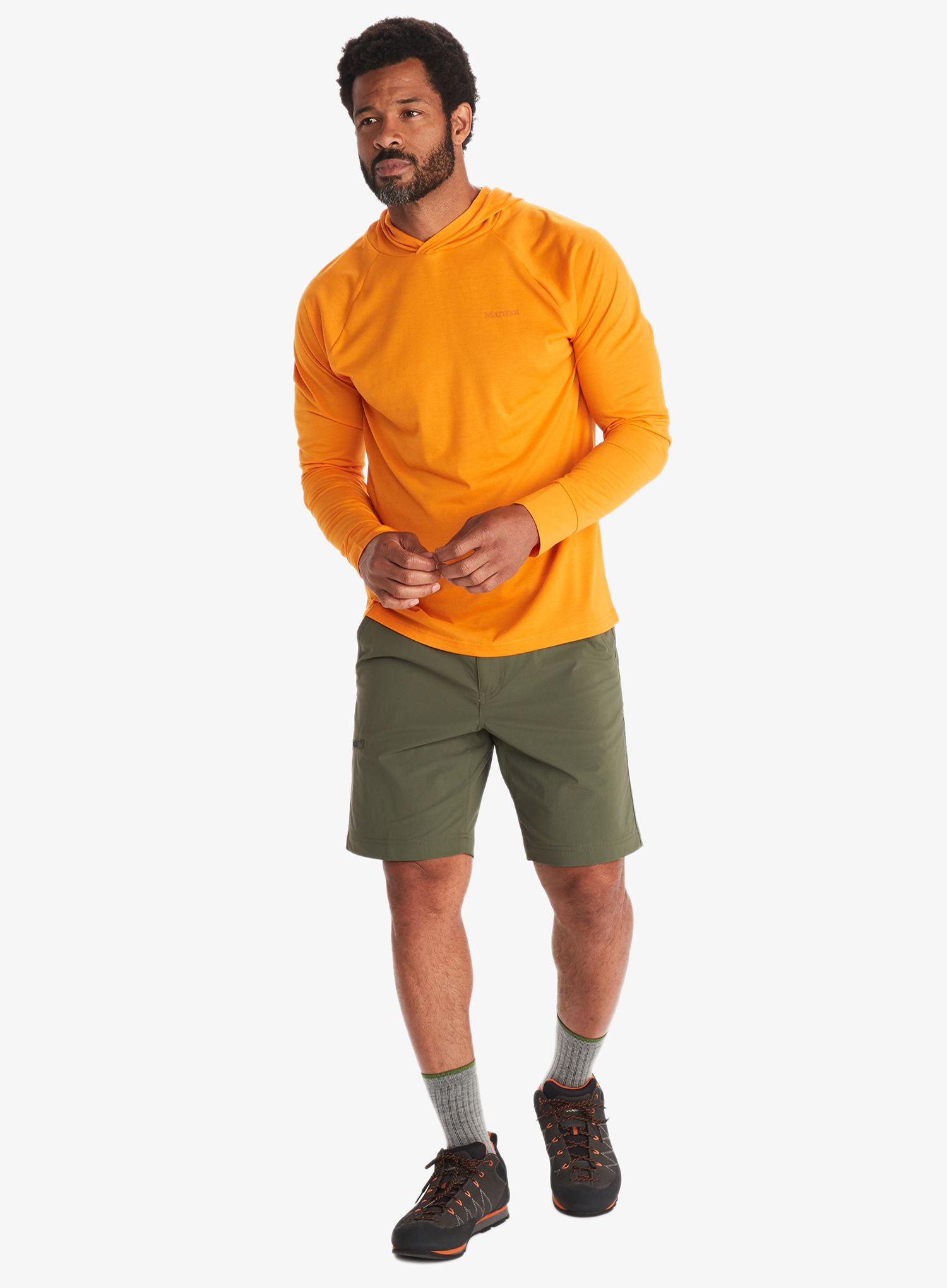 Суичър с качулка Marmot Crossover Hoody - orange pepper