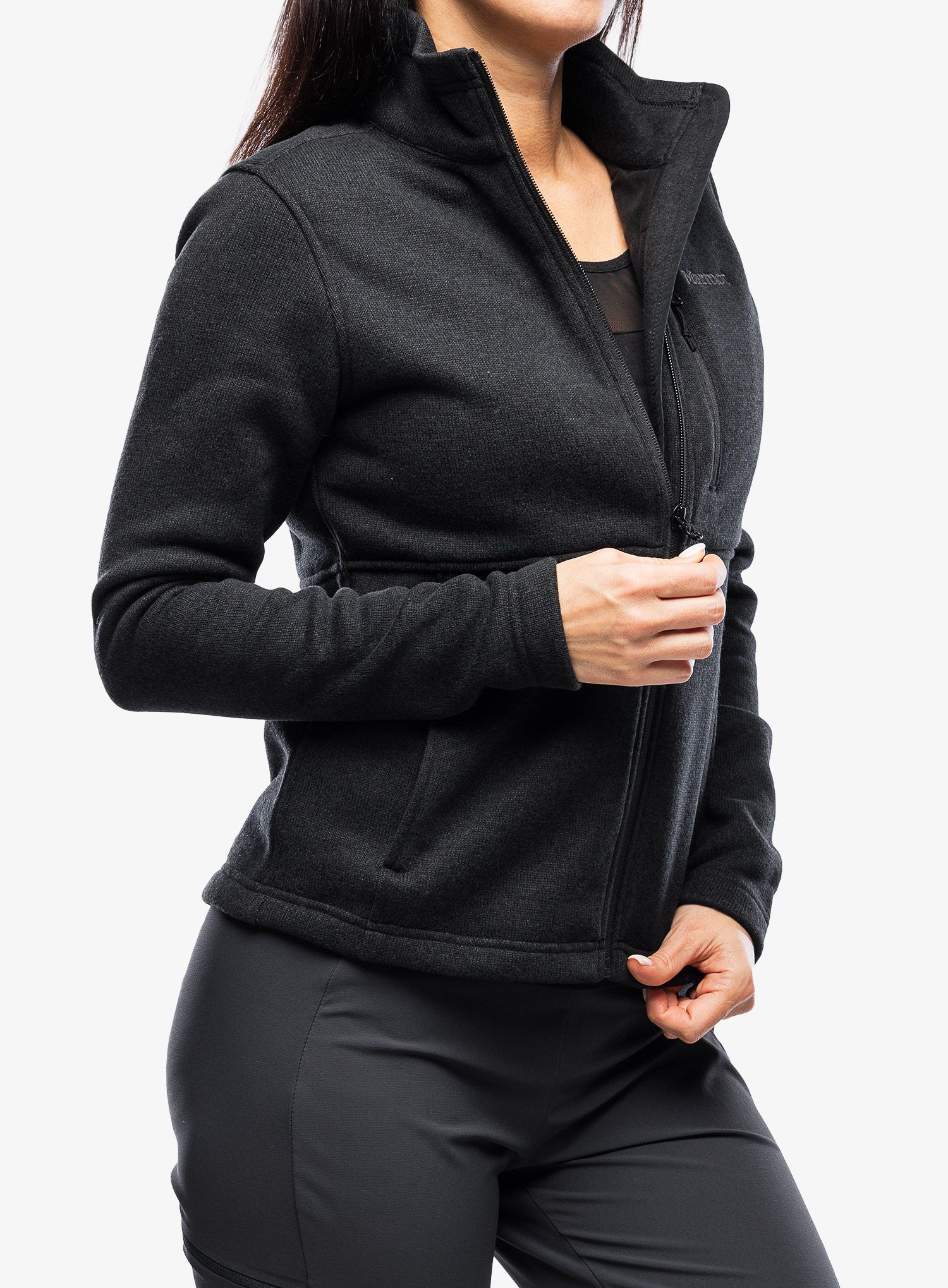 Дамски суичър Marmot Drop Line Jacket - black