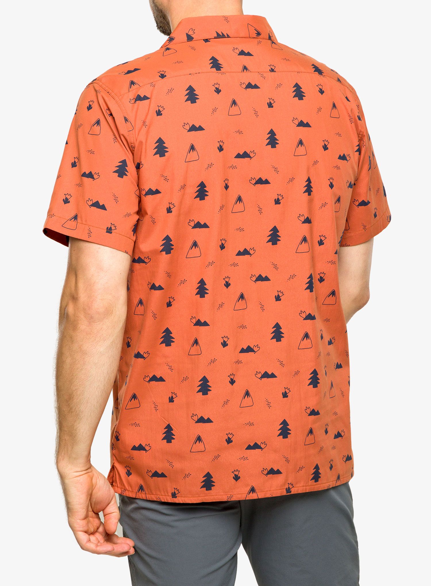 Риза Marmot Muir Camp Novelty SS - auburn/arctic navy