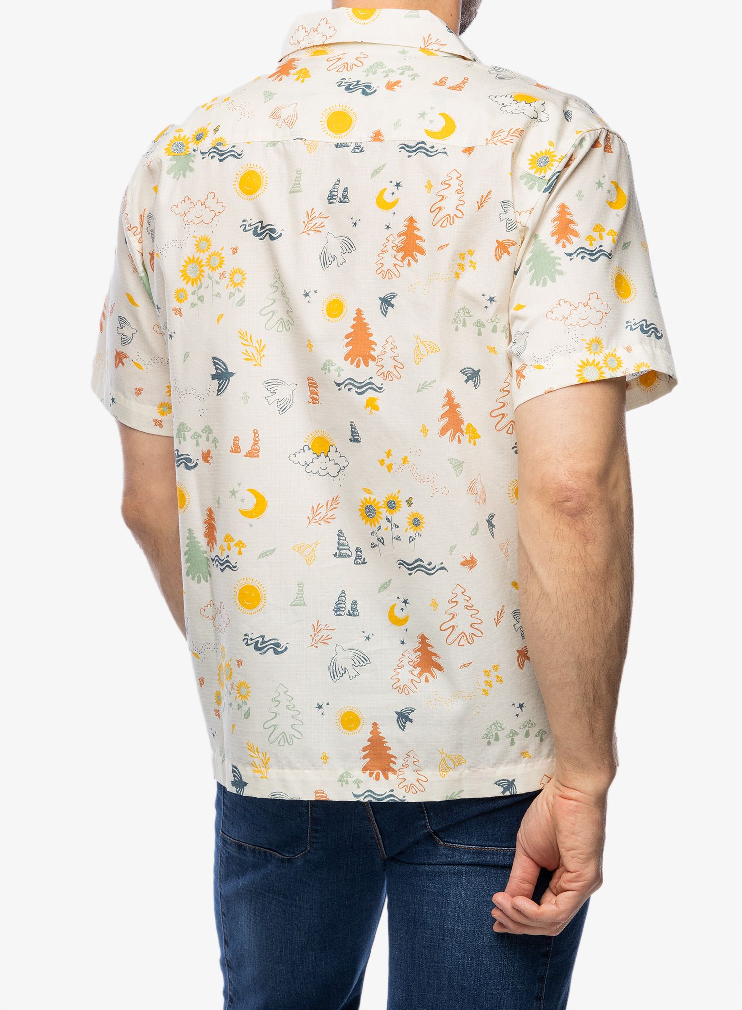 Риза Marmot Muir Camp Novelty S/S - papyrus trail mix