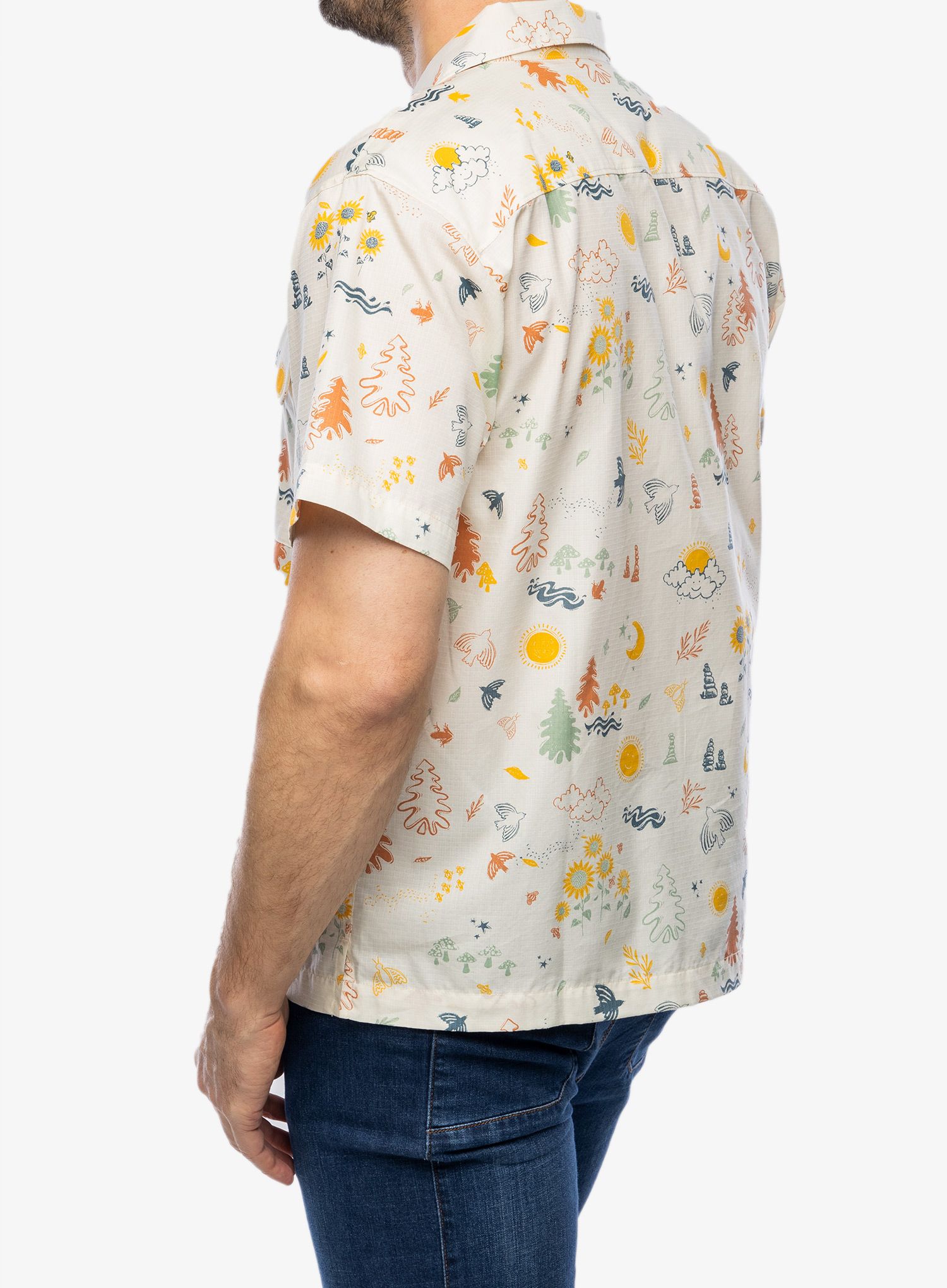 Риза Marmot Muir Camp Novelty S/S - papyrus trail mix