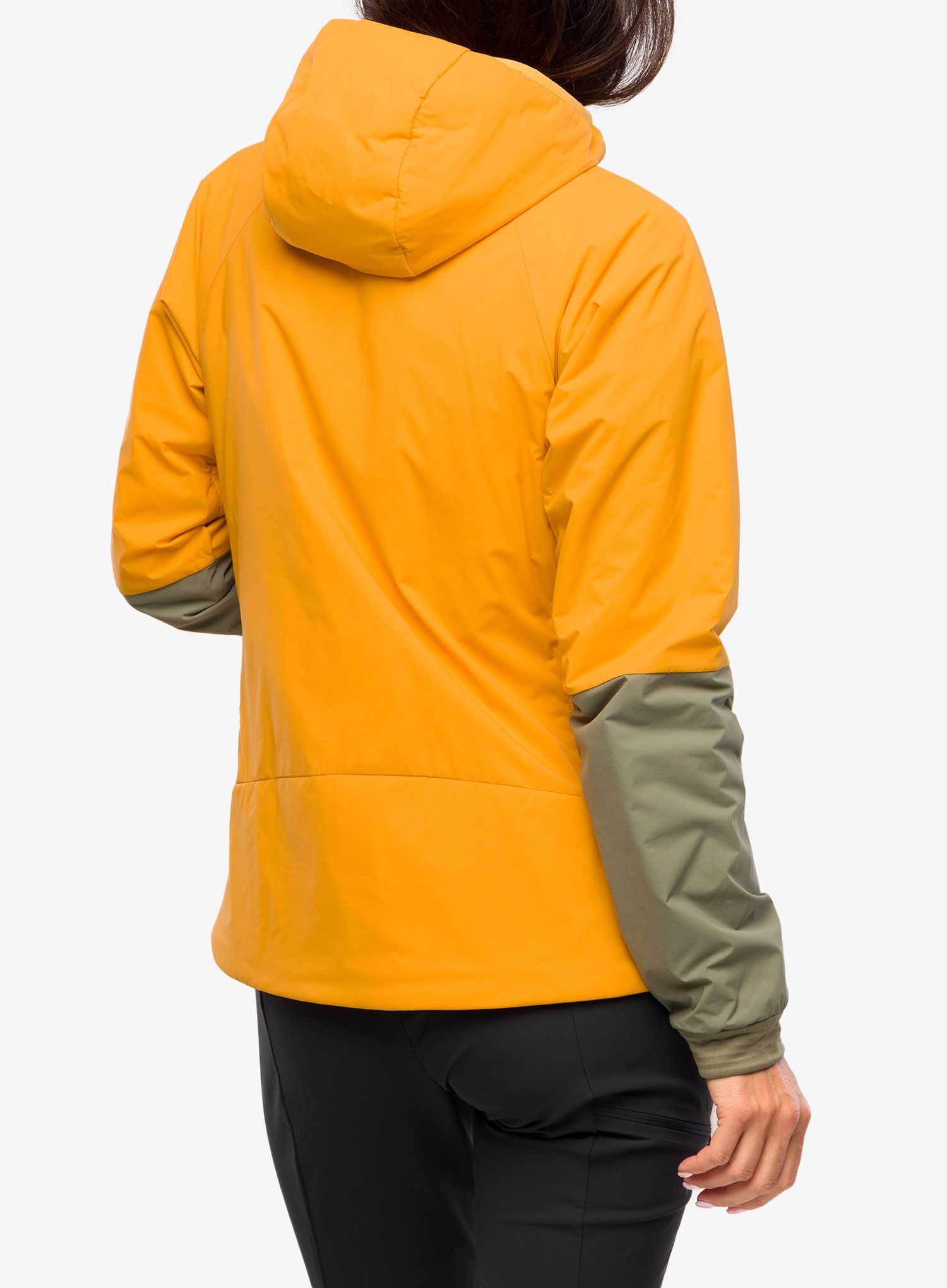 Дамско хибридно яке Marmot Novus LT Hybrid Hoody - golden sun/vetiver