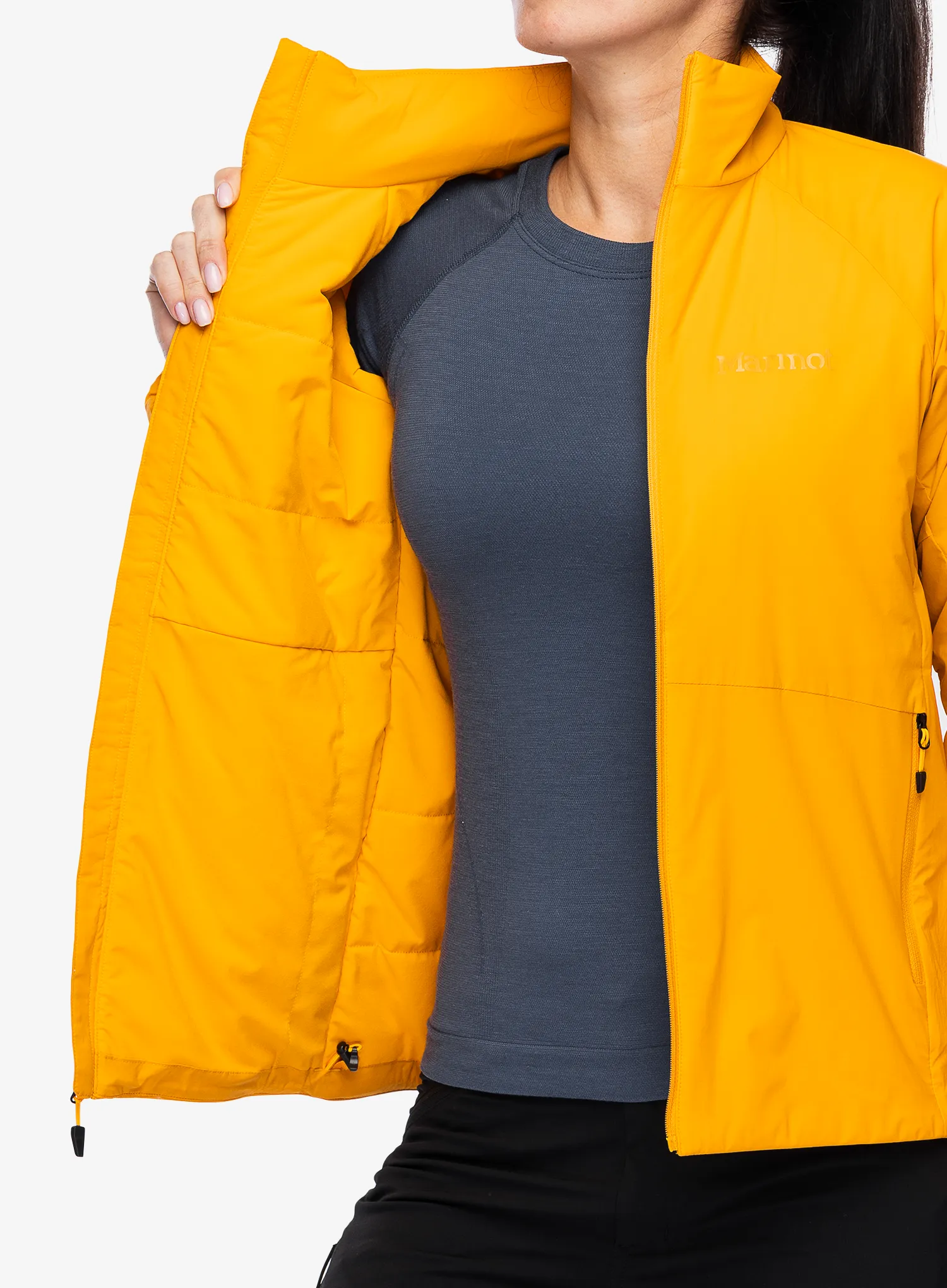 Дамско изолирано яке Marmot Novus LT Jacket - golden sun