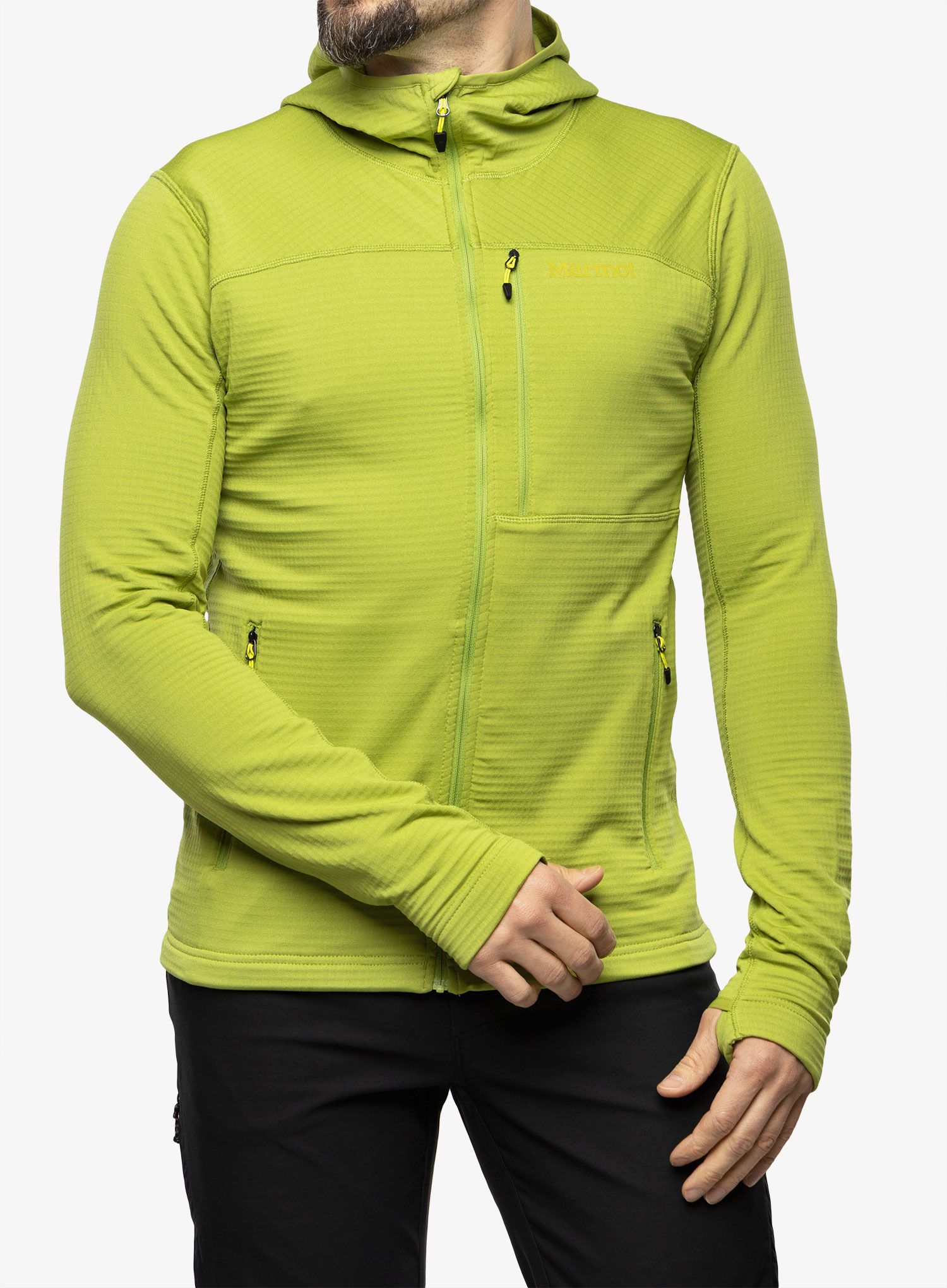 Поларен суичър Marmot Preon Hoody - spinach green