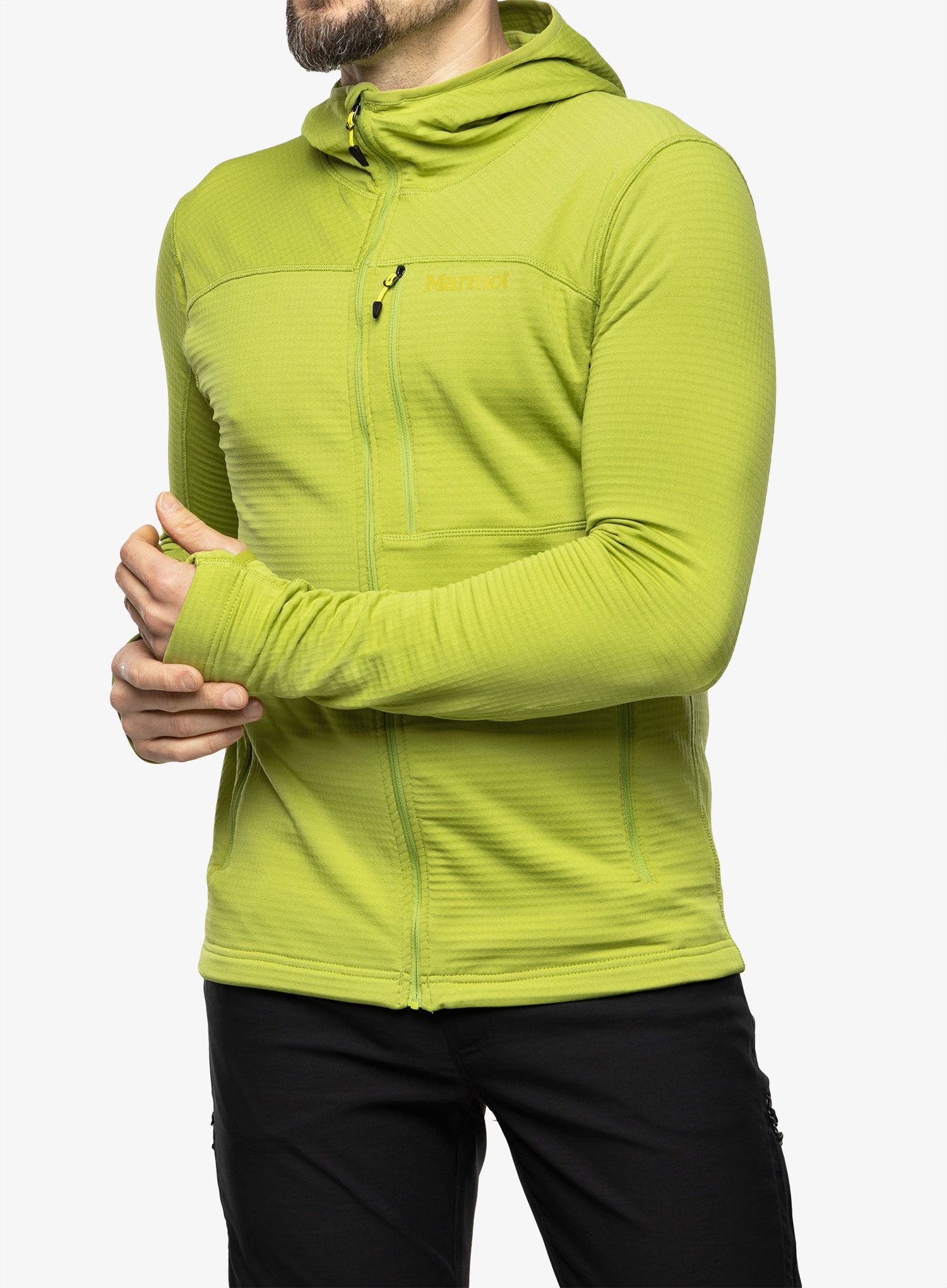 Поларен суичър Marmot Preon Hoody - spinach green