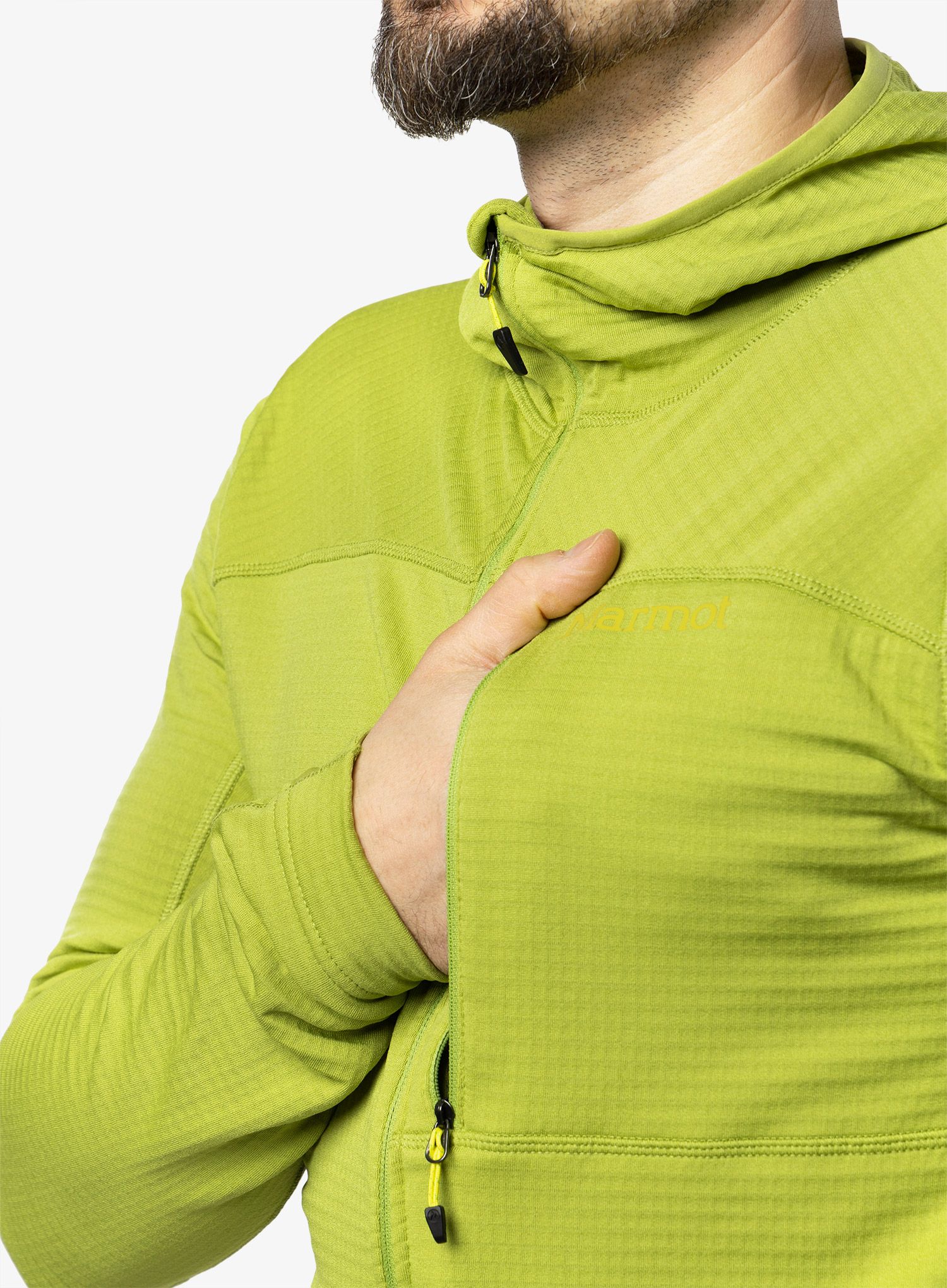 Поларен суичър Marmot Preon Hoody - spinach green