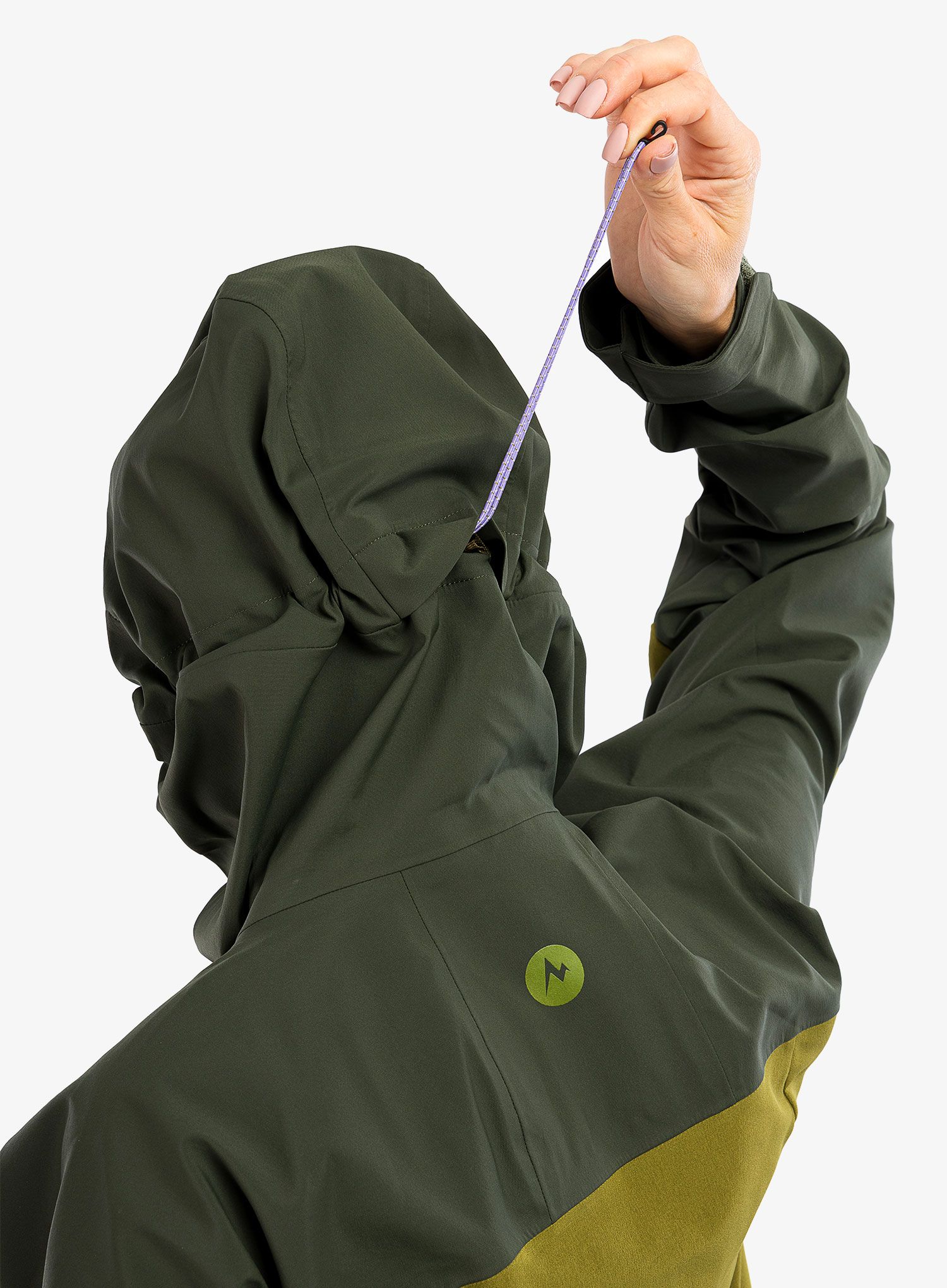 Дамско яке cофтшел Marmot ROM Hoody - nori/military green