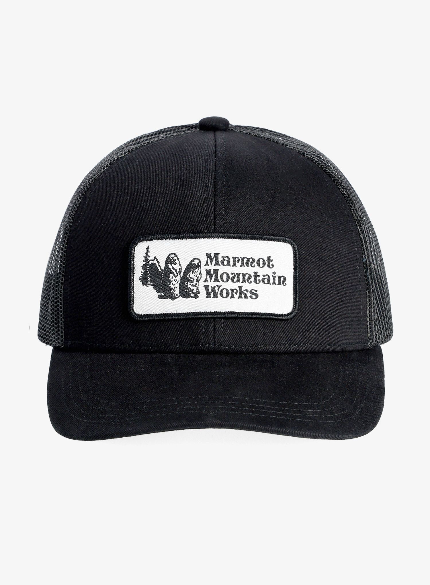 Шапка с козирка Marmot Retro Trucker Hat - black/black