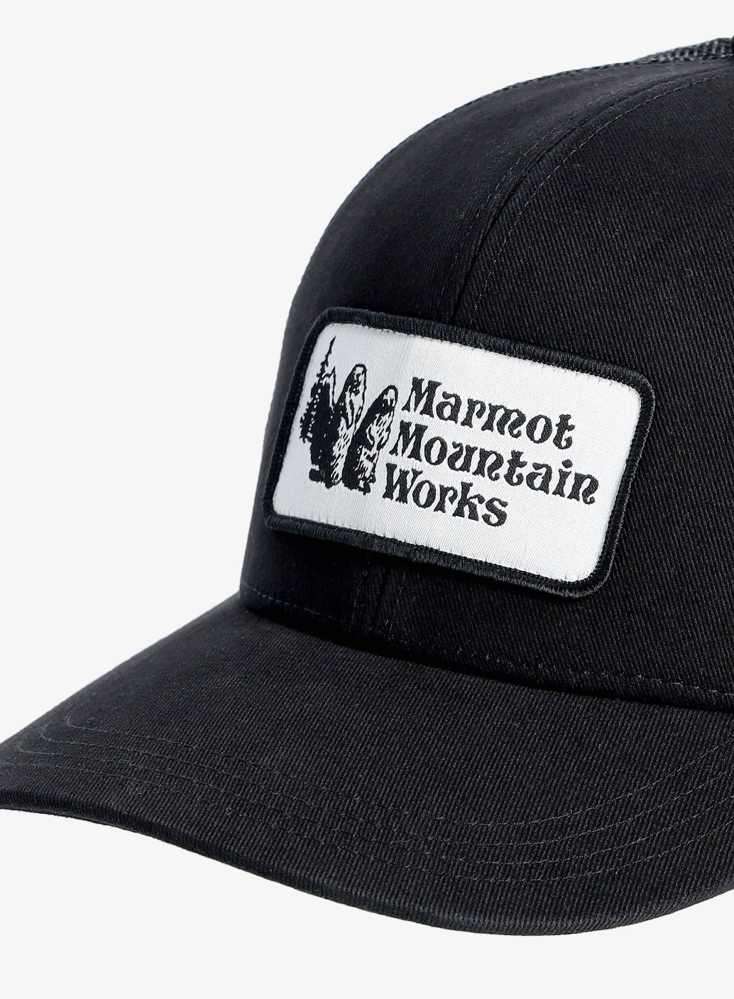 Шапка с козирка Marmot Retro Trucker Hat - black/black