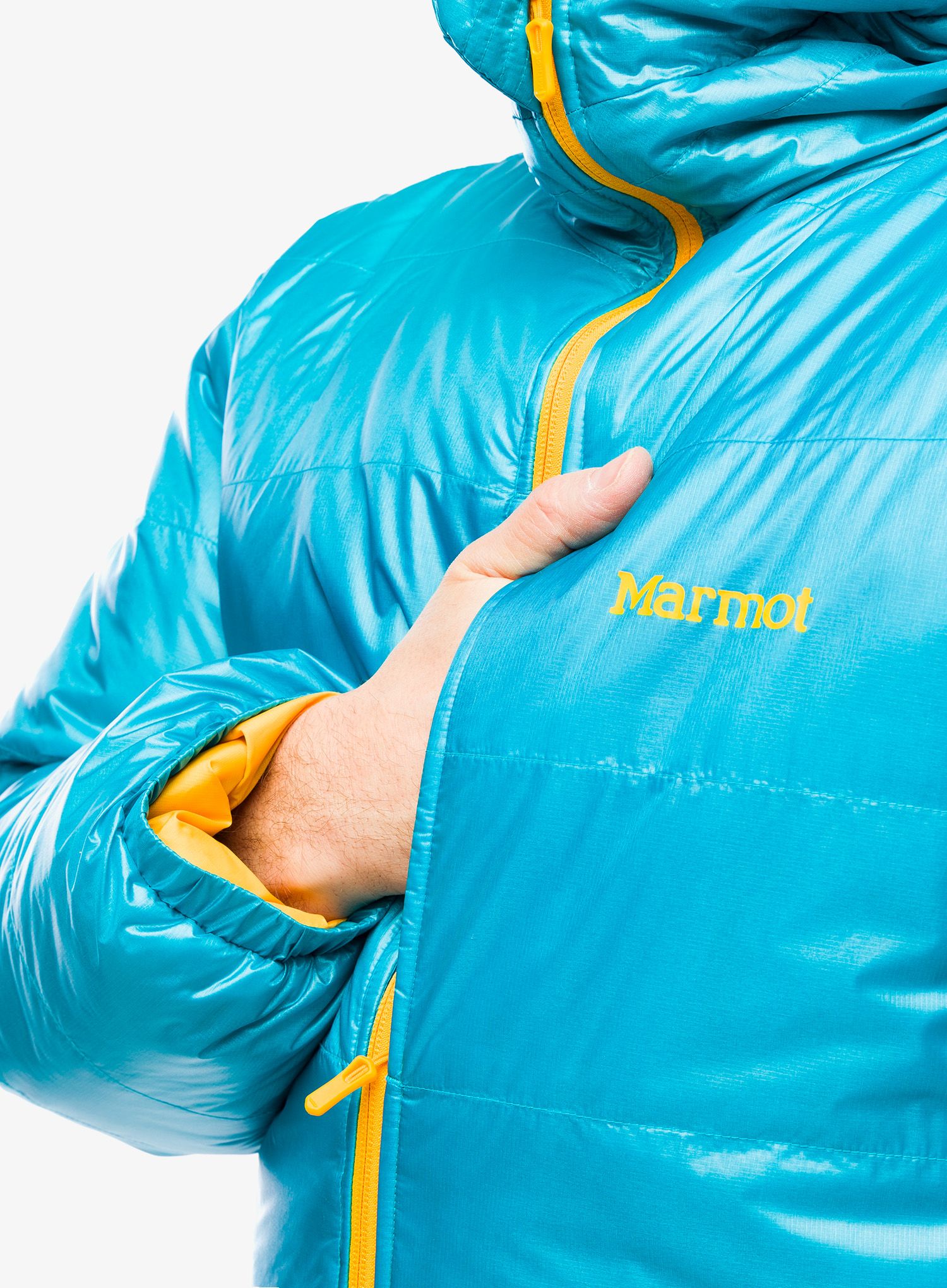 Пухено яке Marmot West Rib Parka - enamel blue
