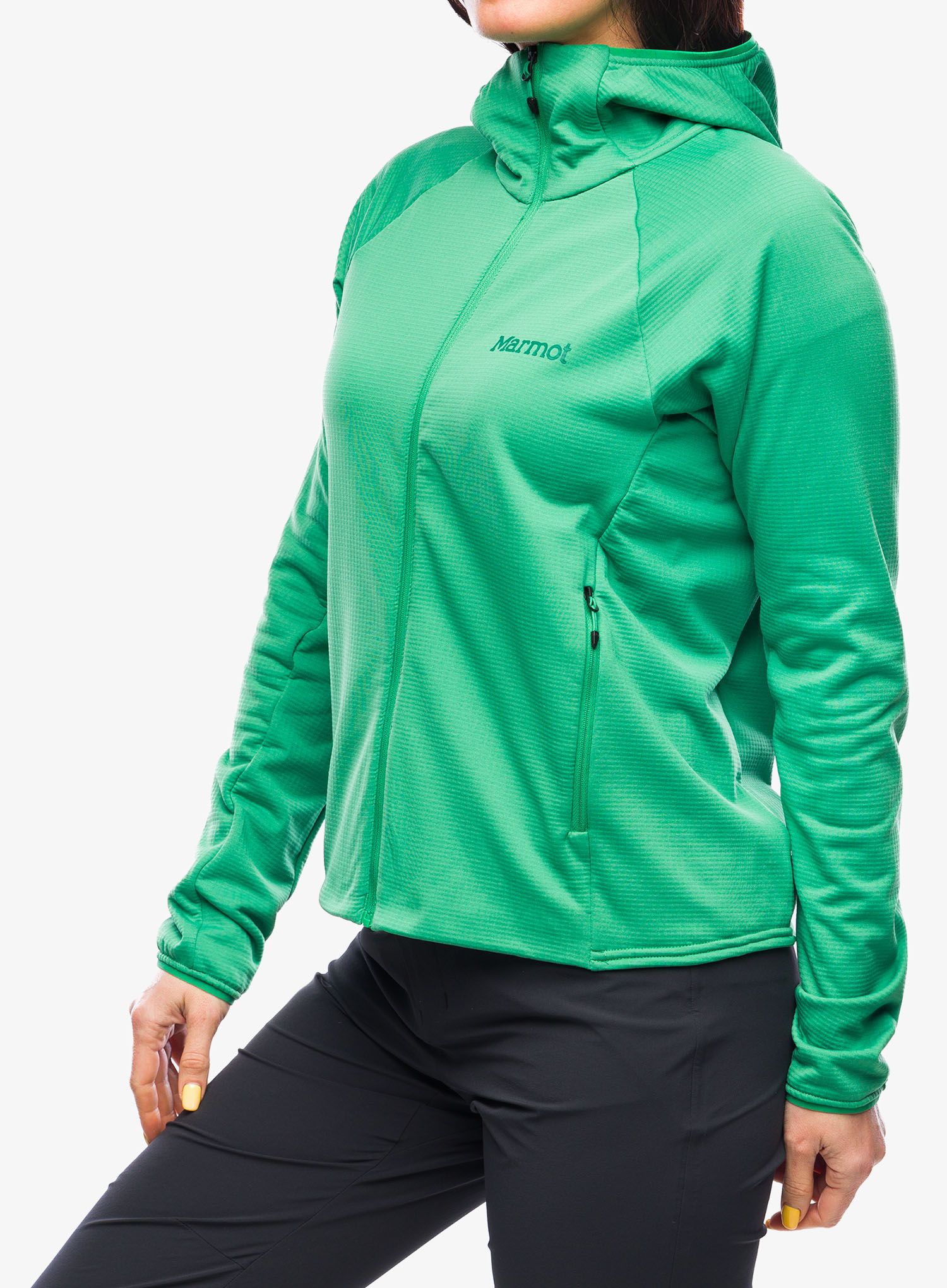 Дамски поларен суичър Marmot Leconte Fleece Hoody - clover
