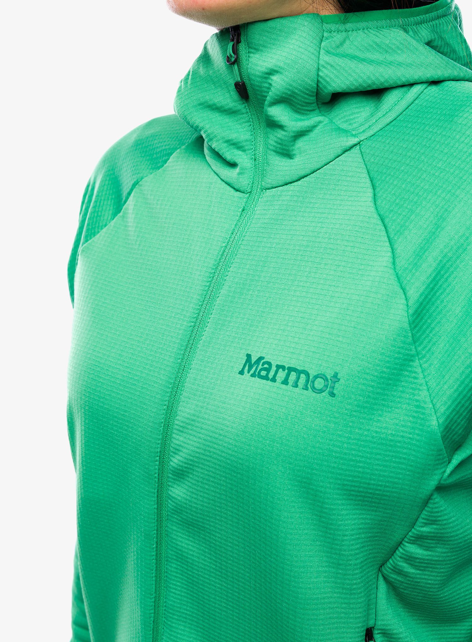 Дамски поларен суичър Marmot Leconte Fleece Hoody - clover