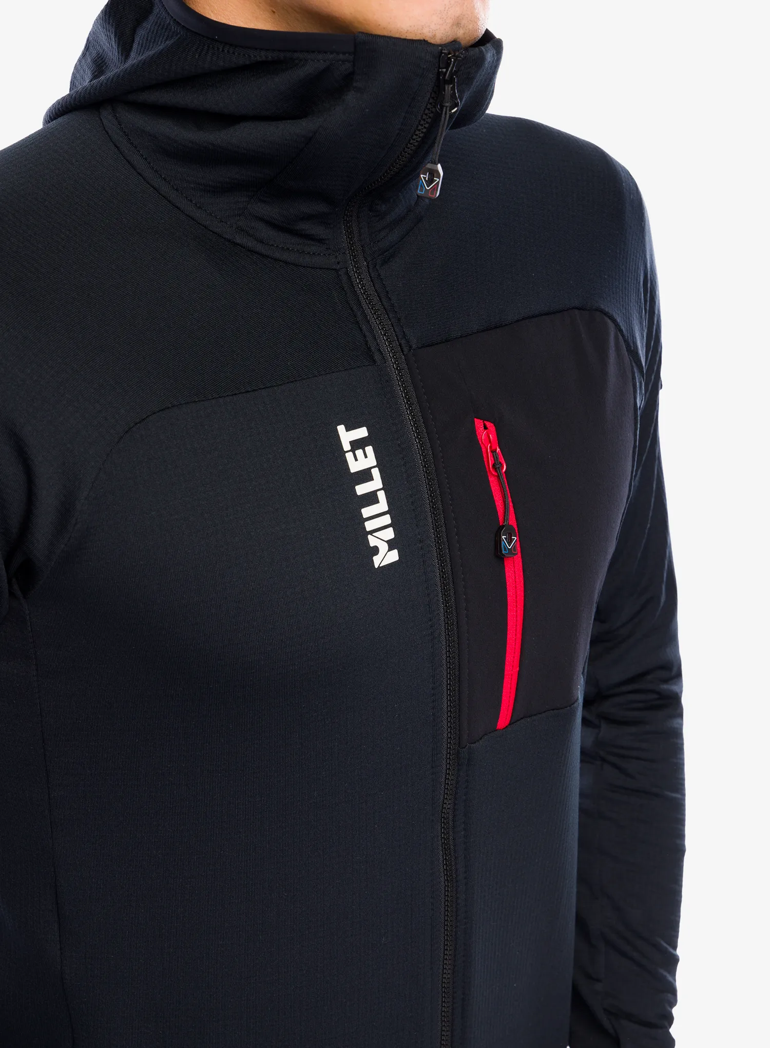 Поларен суичър Millet Trilogy Light Grid Hoodie - black