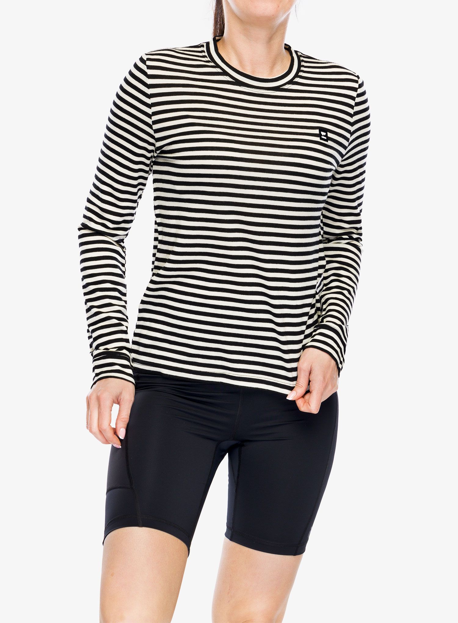 Дамски суичър Mons Royale Icon Relaxed LS - MR stripe