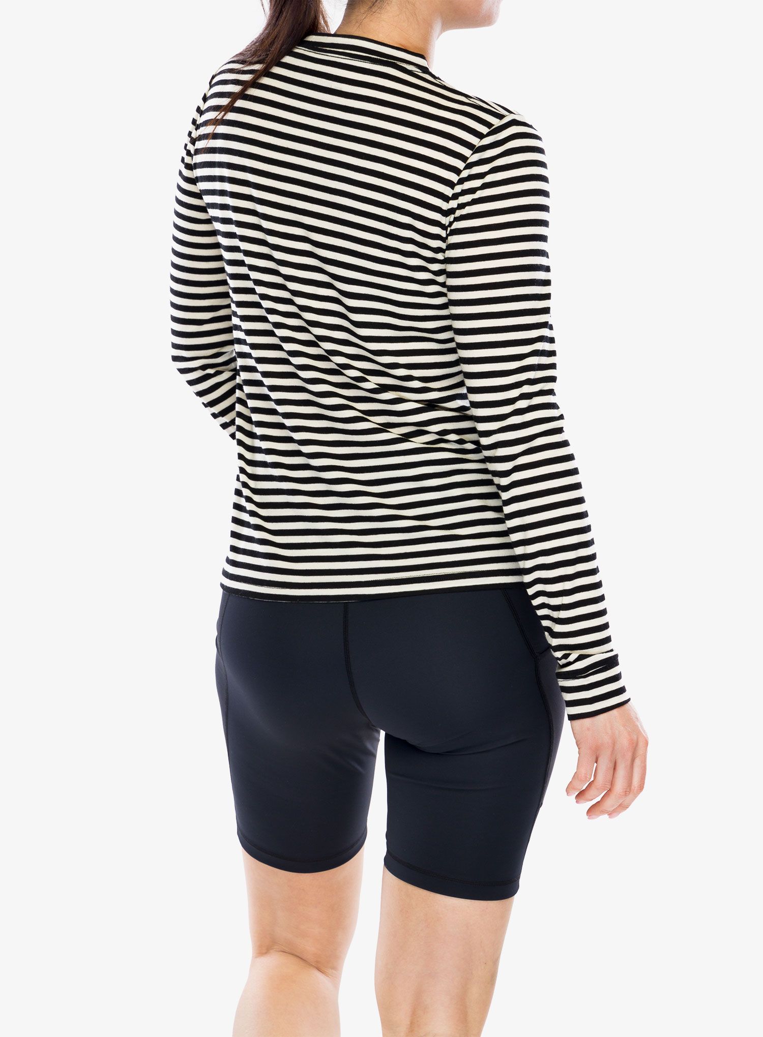 Дамски суичър Mons Royale Icon Relaxed LS - MR stripe