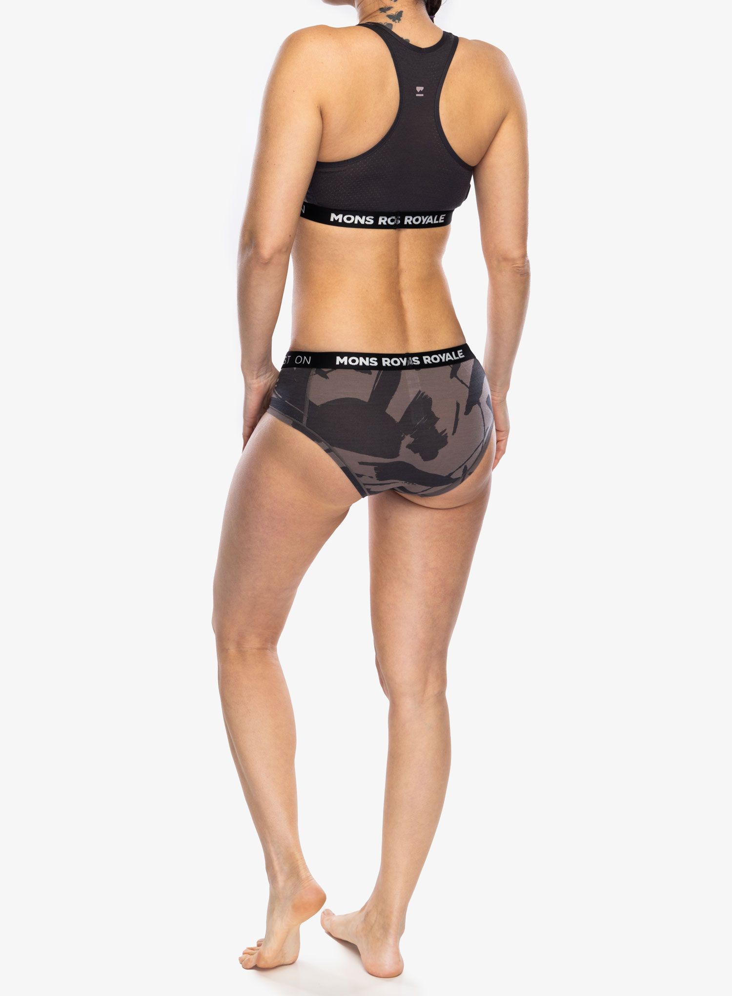 Спортно бюстие Mons Royale Sierra Sports Bra - fragments