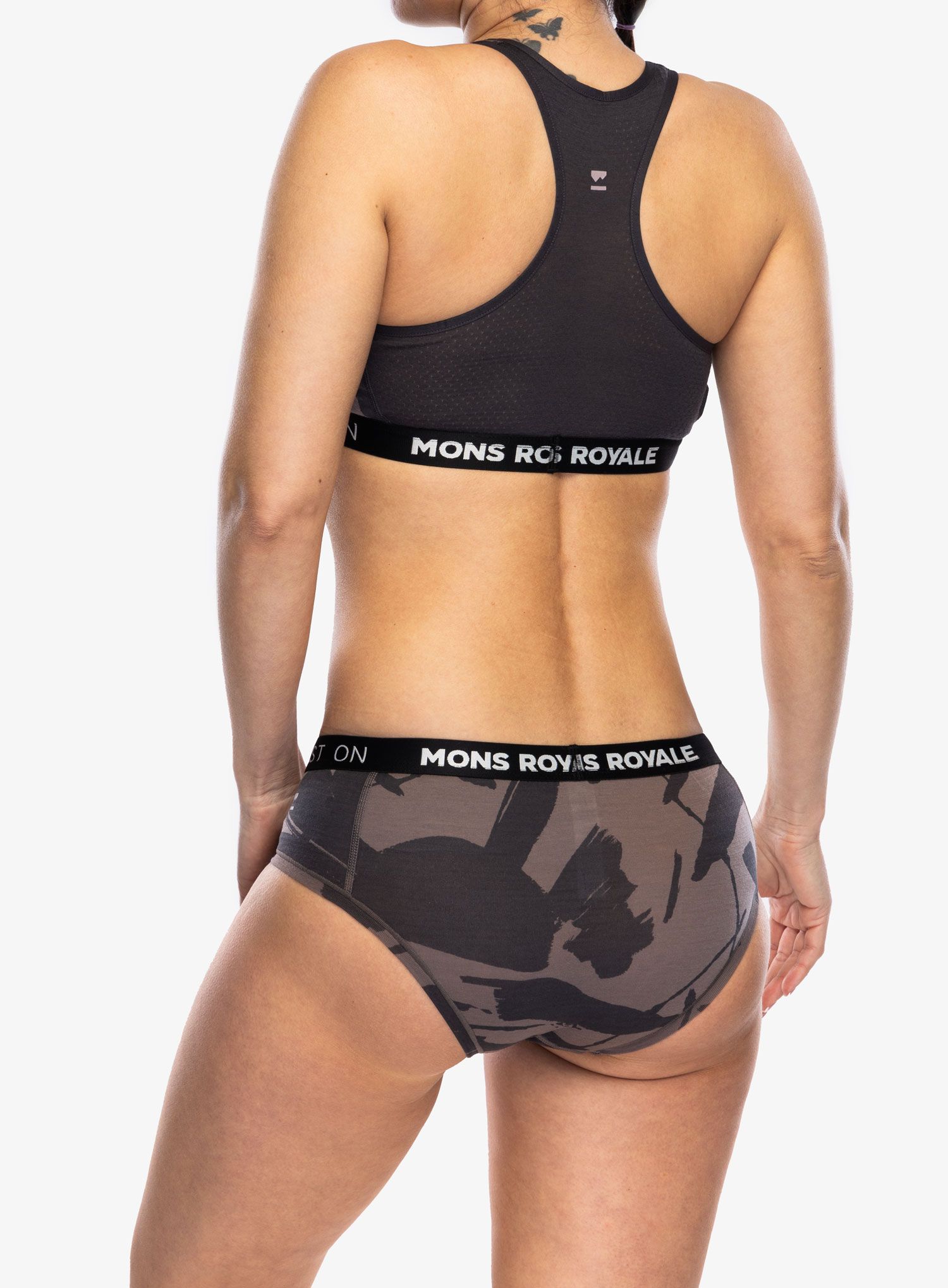 Спортно бюстие Mons Royale Sierra Sports Bra - fragments
